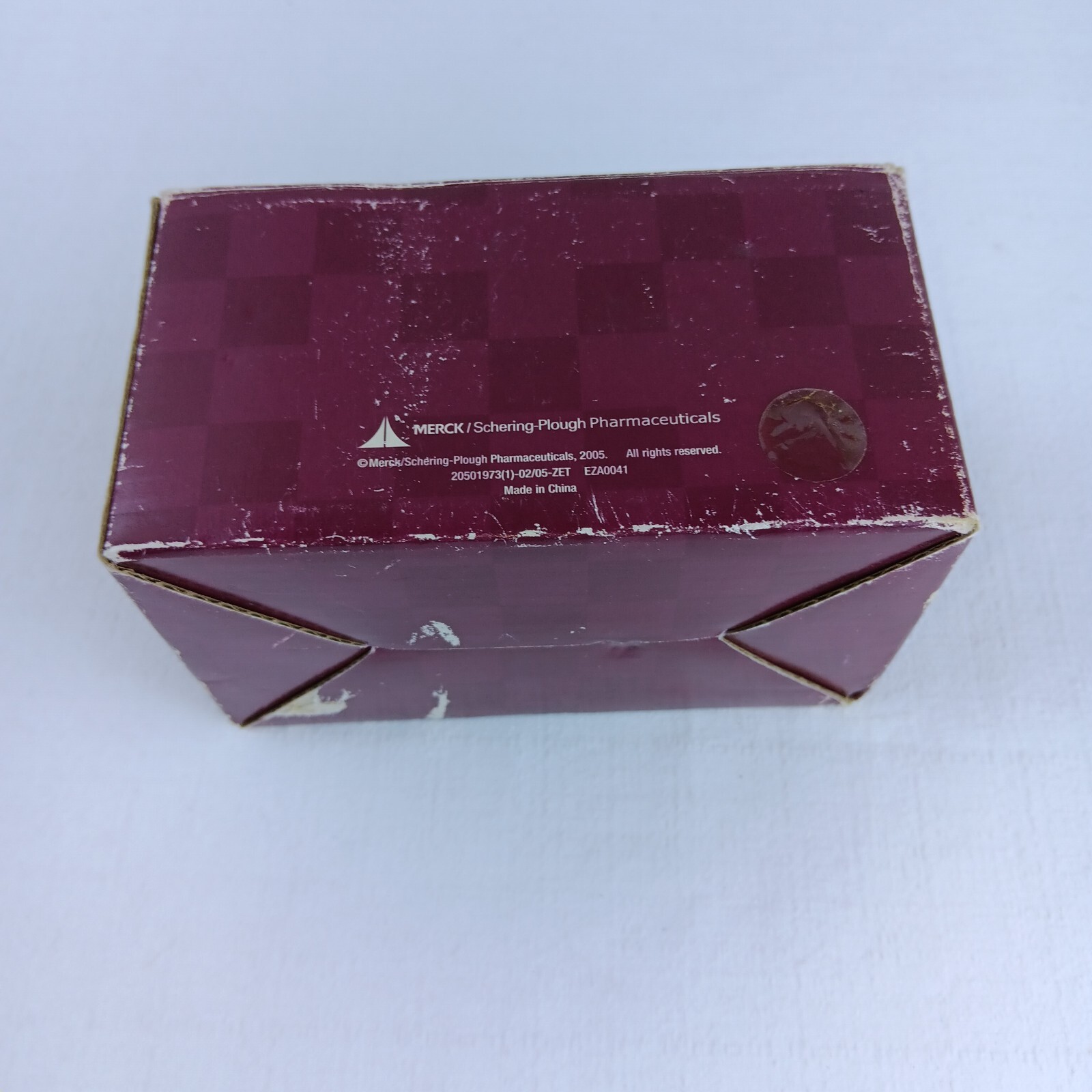 ZETIA Pharmaceutical Spinning Clock W/ Original Box & Directions desk clock
