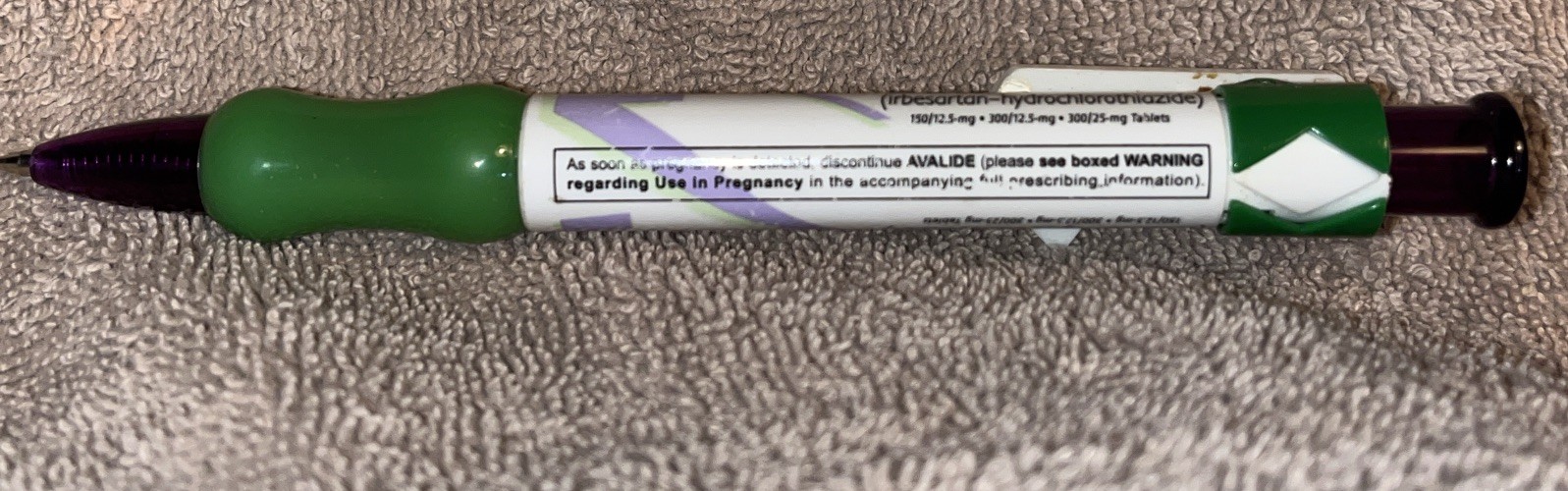 Drug Rep Pen Avalide Advertising Promotional Pharmaceutical Pharma Sales