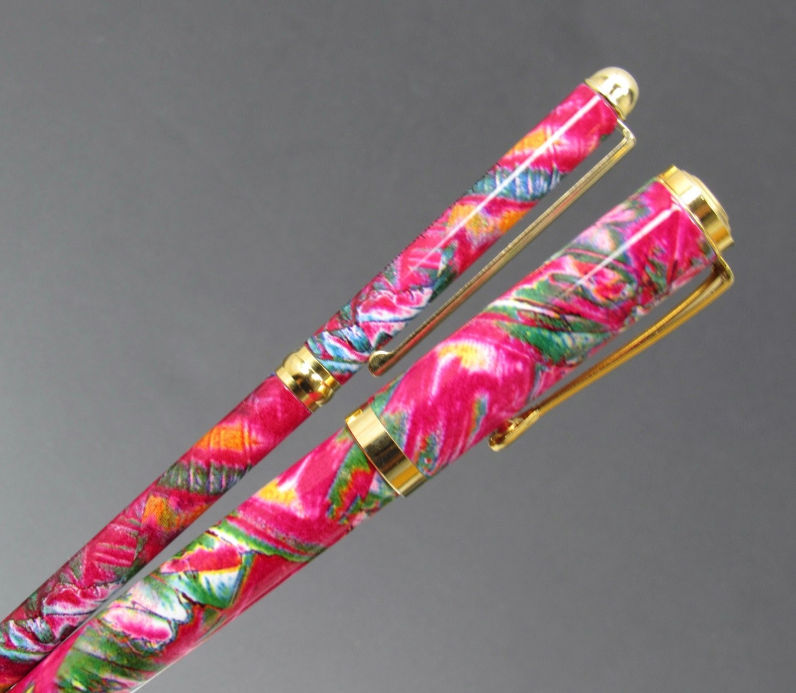 Unique Colorful Norvasc Metal PENS Drug Rep Pharmaceutical Advertising Lot of 2