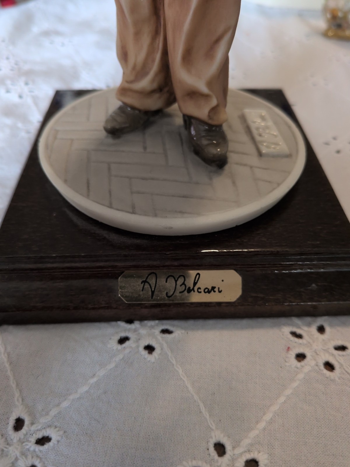 Pharmacy Figurine , statue A. Belcarl 11 Inches Made In Italy