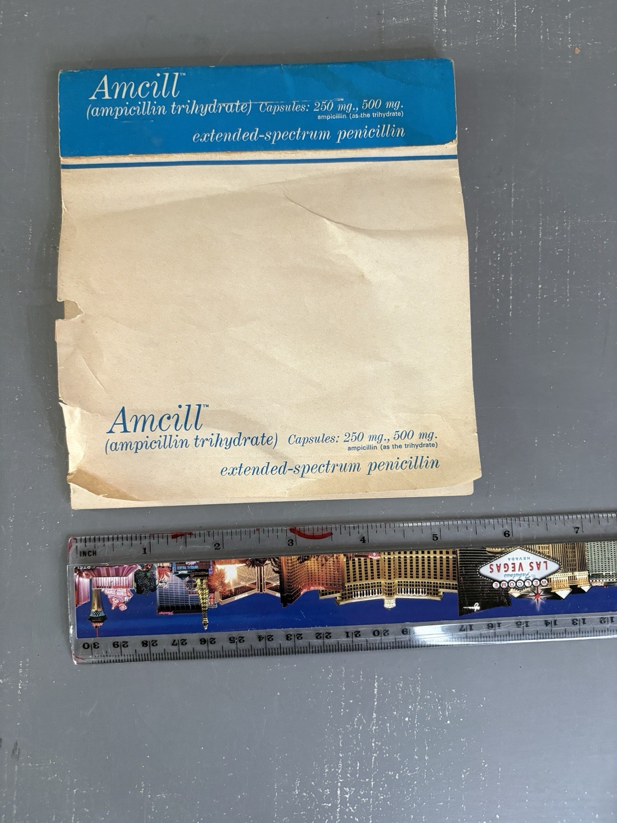 Vintage Amcill Ampicillin Notepad Parke Davis Pharma Advertising