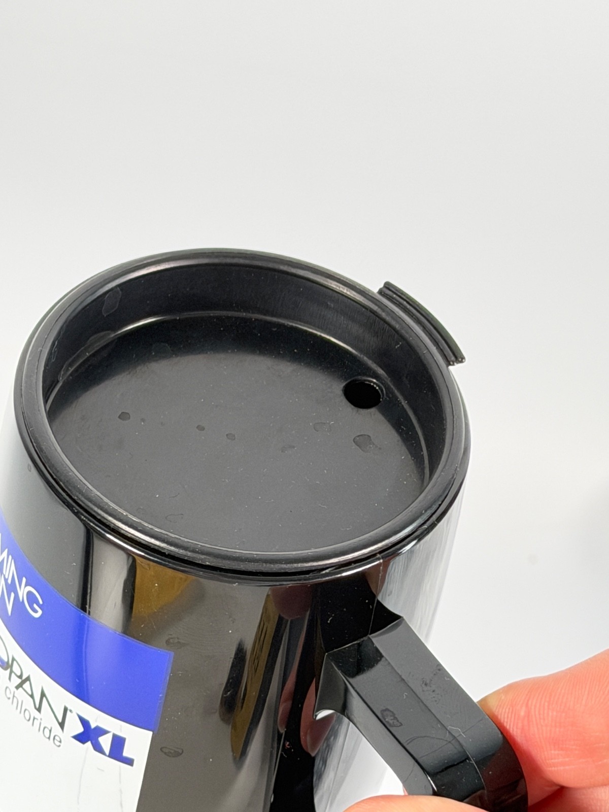 Vintage Ditropan XL Alza Drug Rep Promo Travel Mug Black USA 6.5″