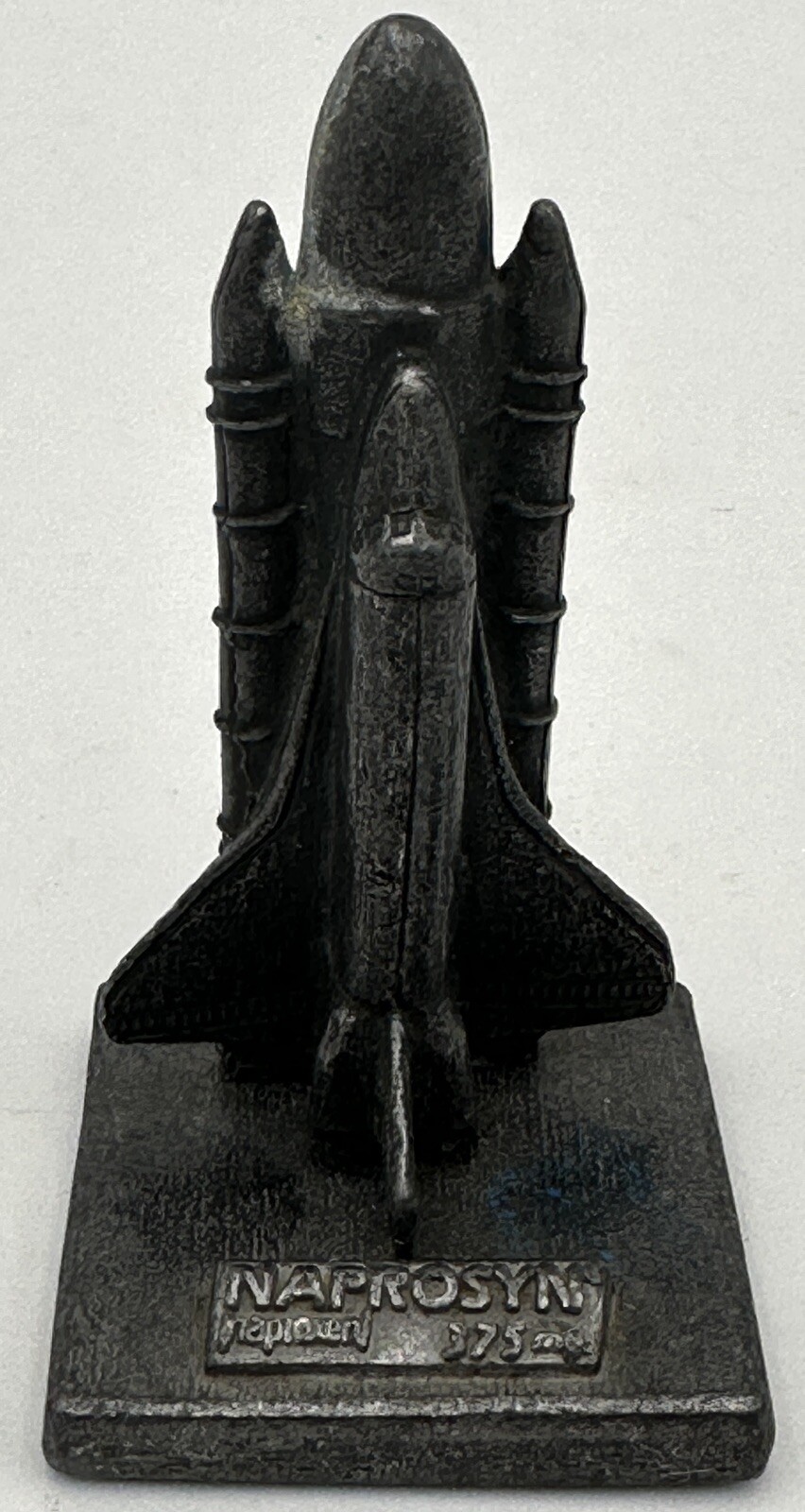 NASA Space Shuttle Miniature Pewter Figurine Naprosyn Pharmaceutical Advertising