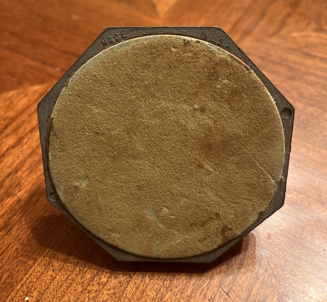 Vintage Pfizer NILAMID Pharmaceutical Advertising Sundial Desk Compass
