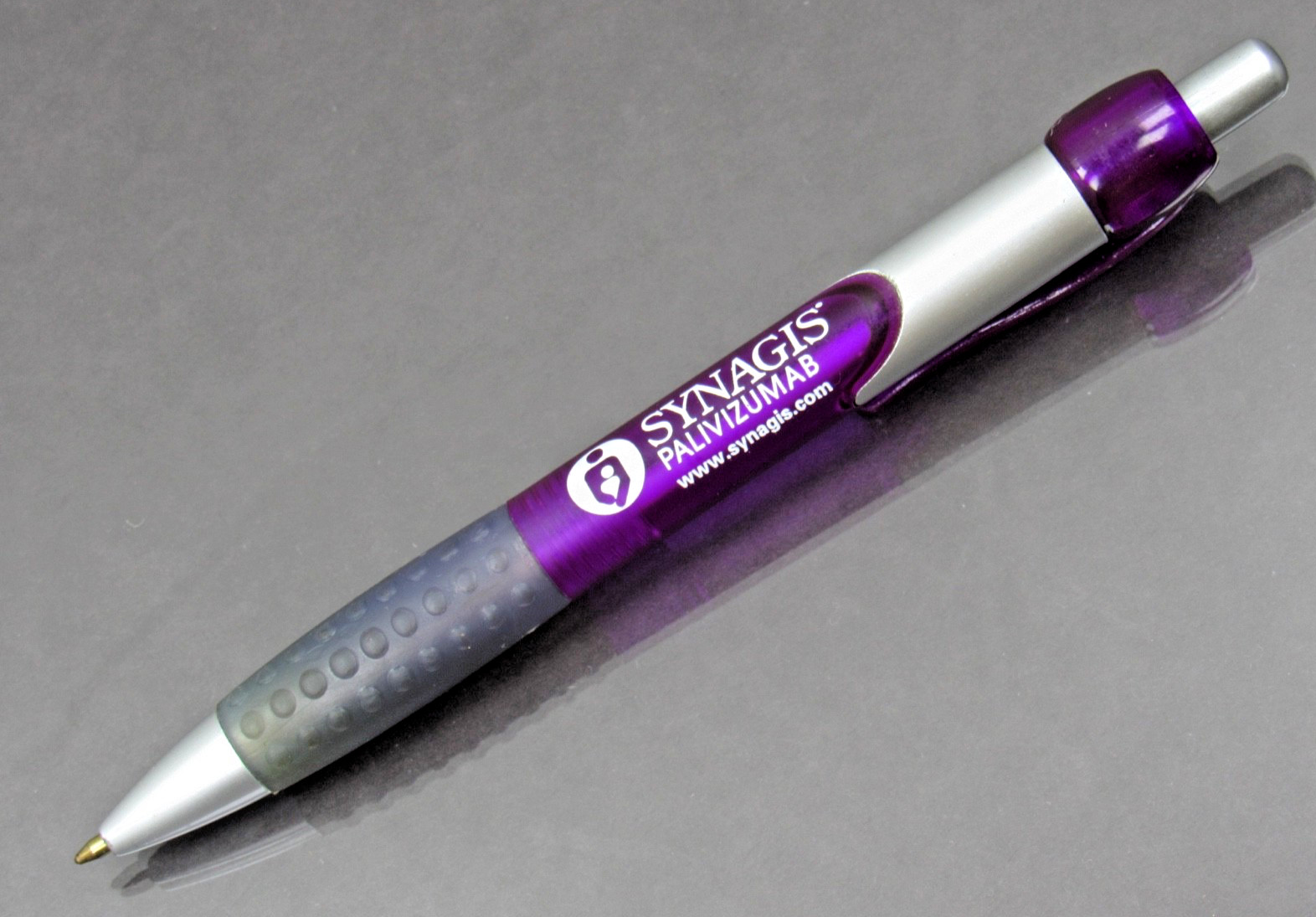 Beautiful Translucent Purple Synagis PEN Drug Rep Pharmaceutical Promo Rare