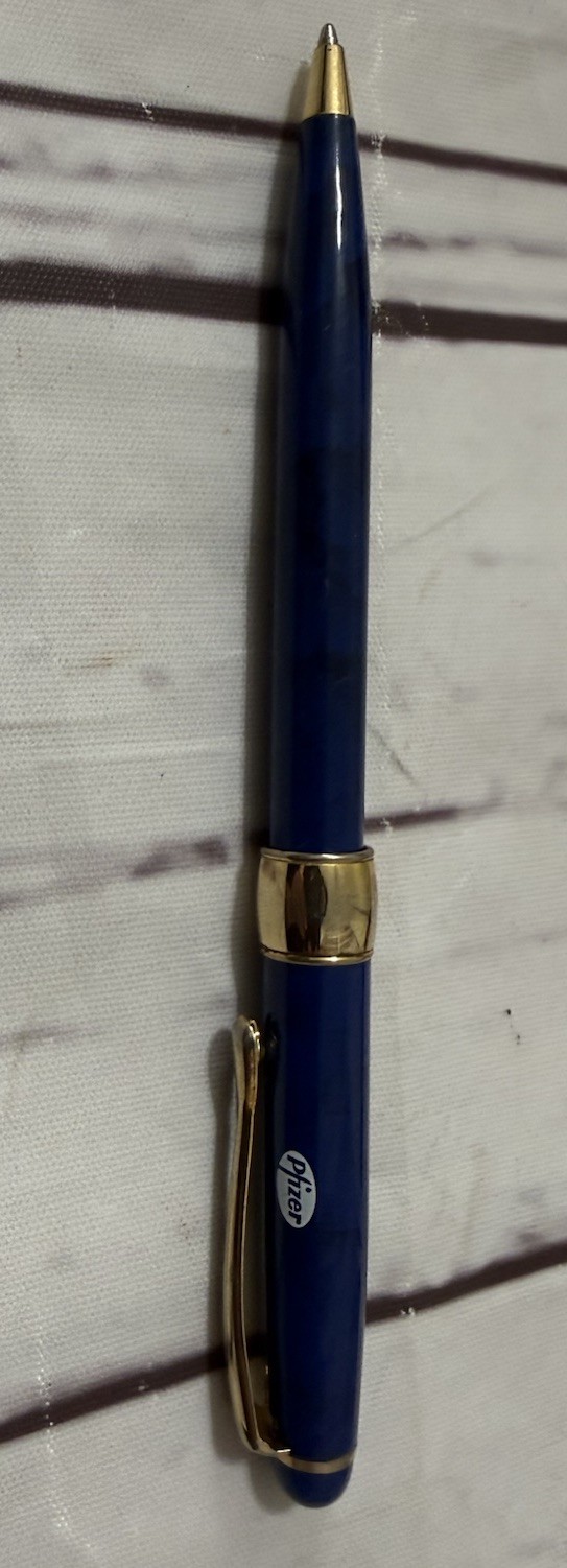 Zoloft Heavy Metal Drug Rep Pen Pharmaceutical Medical Promo