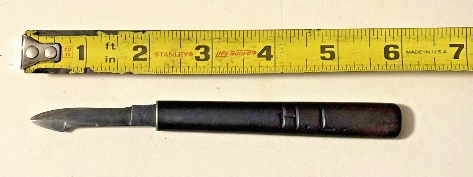 ANTIQUE WOOD HANDLE FLEAM/BLEEDER / PEN INK ERASER KNIFE RODGERS & SONS ENGLAND