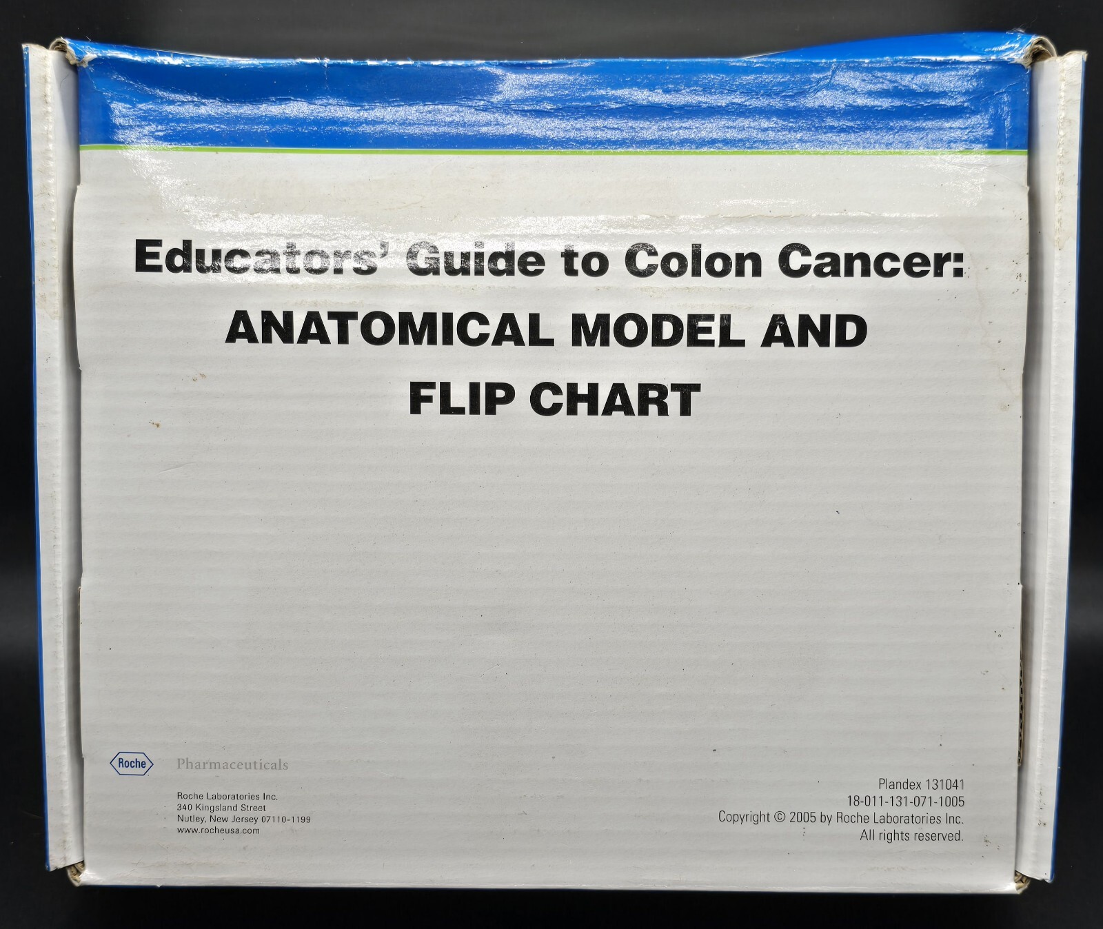 NIB Roche Pharmaceutical Xeloda Colon Cancer Anatomical Model & Chart Display