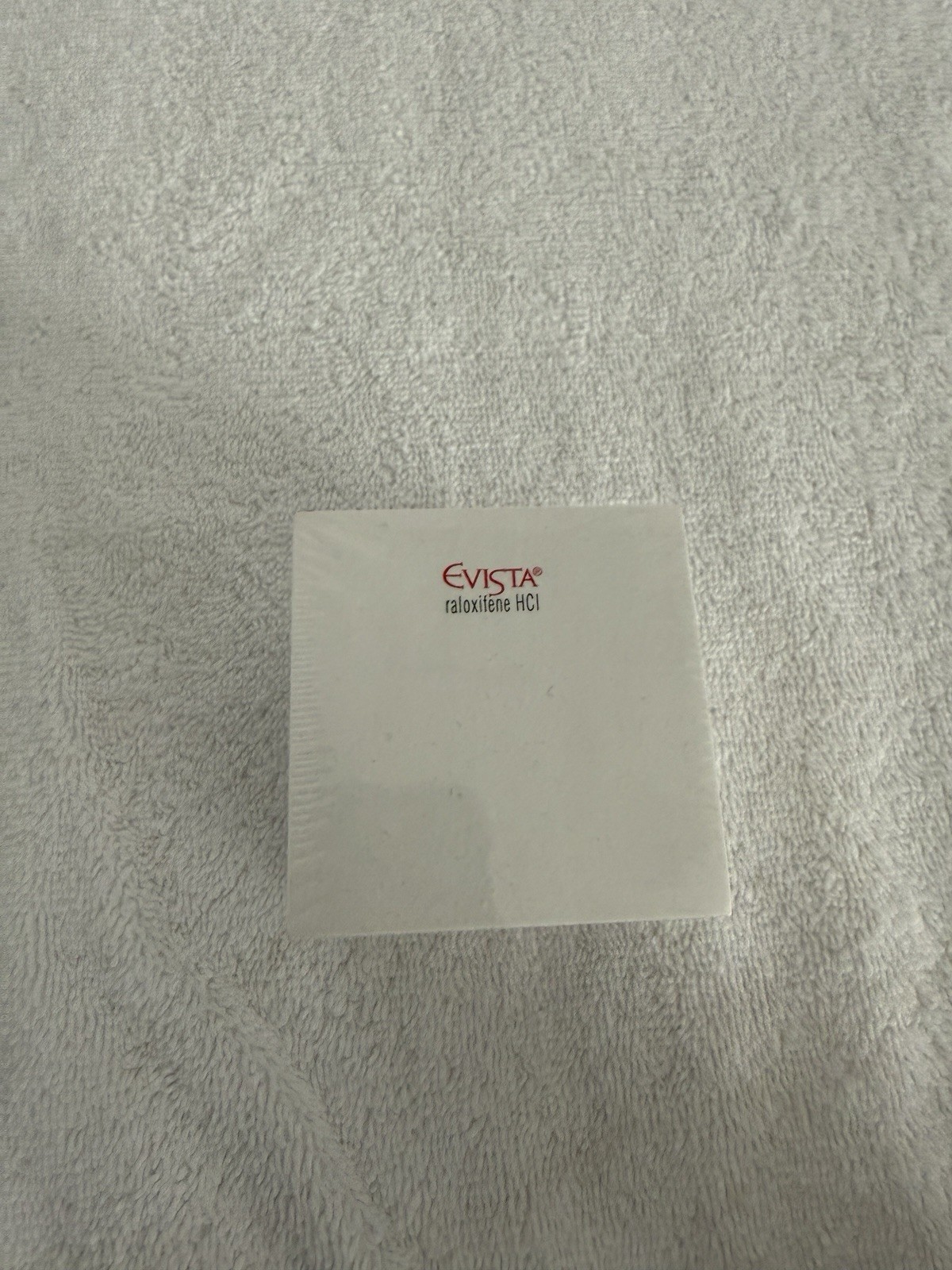 Evista Pharmaceutical Drug Rep Notepad Sticky Notes Cube 2 x 2 x 2