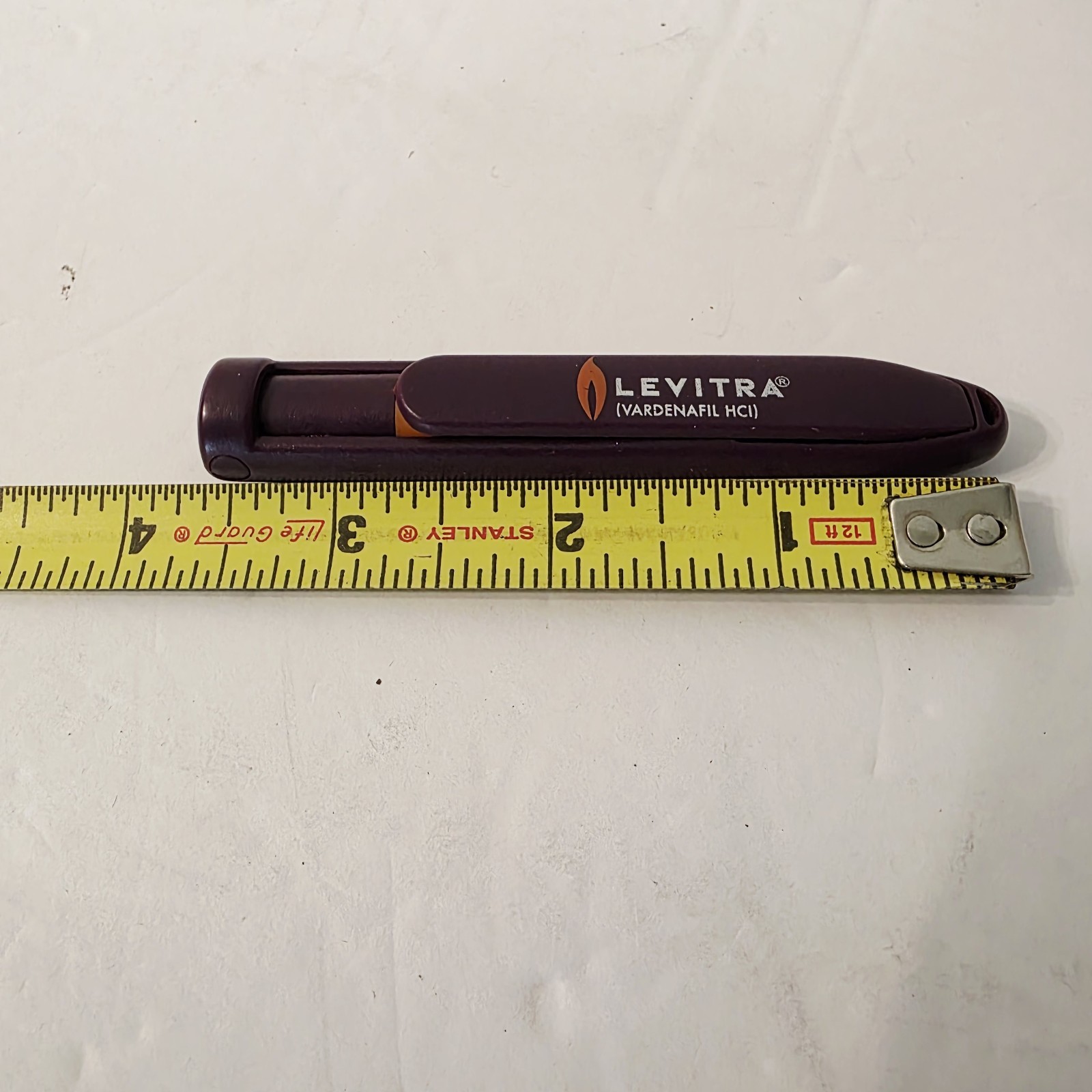 Vtg Levitra Pharmaceutical Slow Open Pocket Promotional Pen