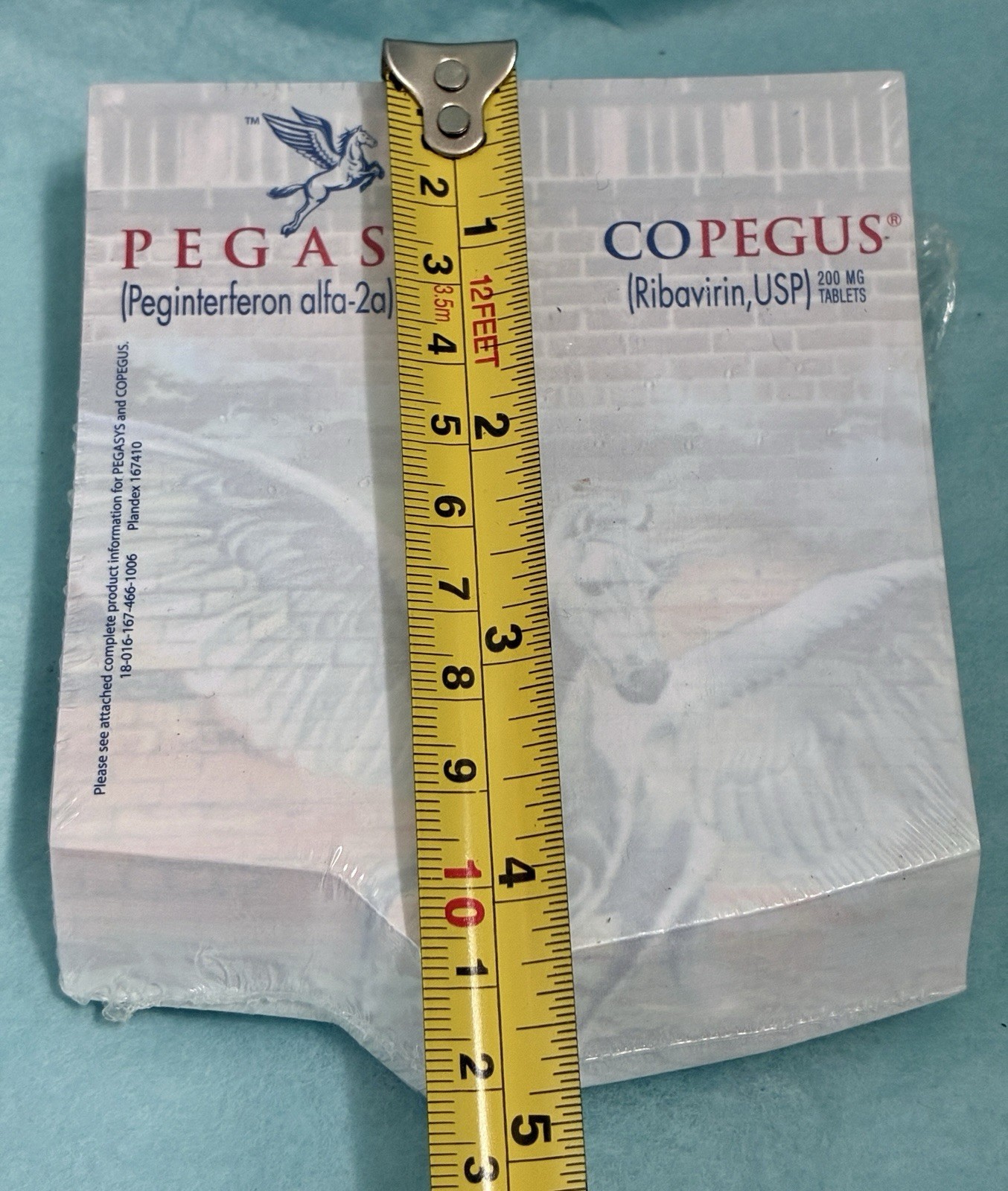 Pegasys Copegus Pharmaceutical Drug Rep Notepad Sticky Notes SEALED Roche