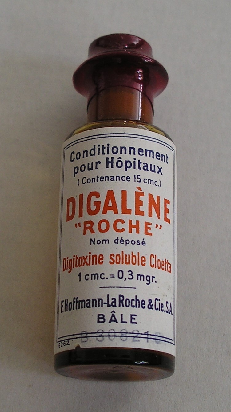 DIGALENE ROCHE *COLLECTABLE UNOPENED ANTIQUE VINTAGE SWISS MEDICINE*