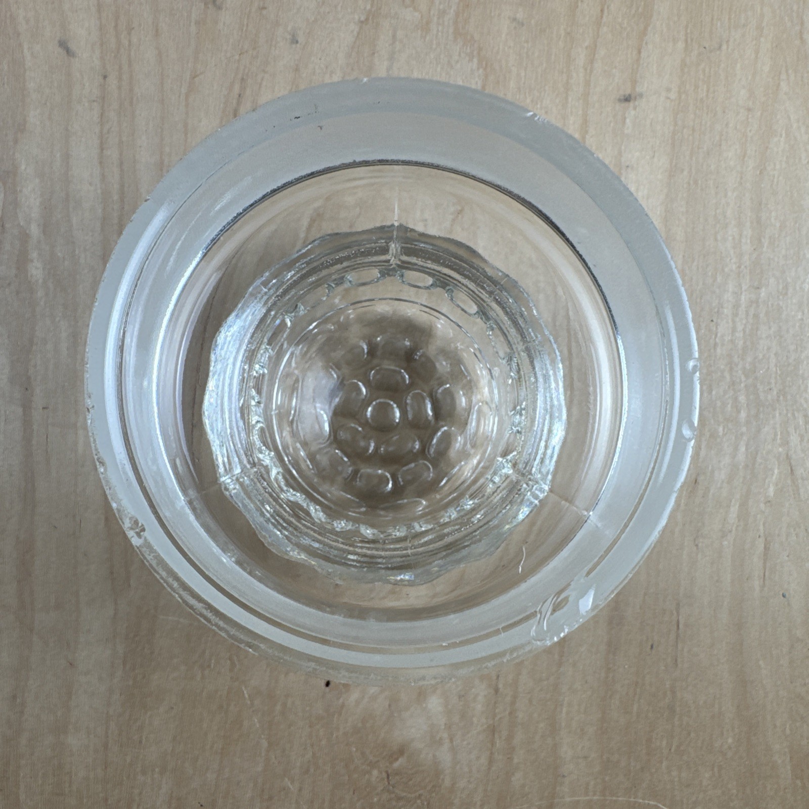 Antique Apothecary Glass Jar With Lid Candy Store Container
