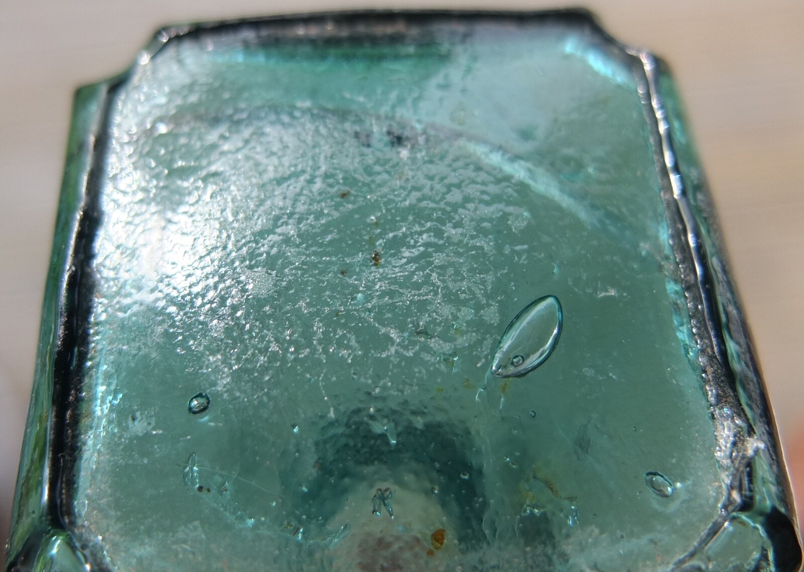Vintage Pharmaceutical Bootle Green Glass # 3