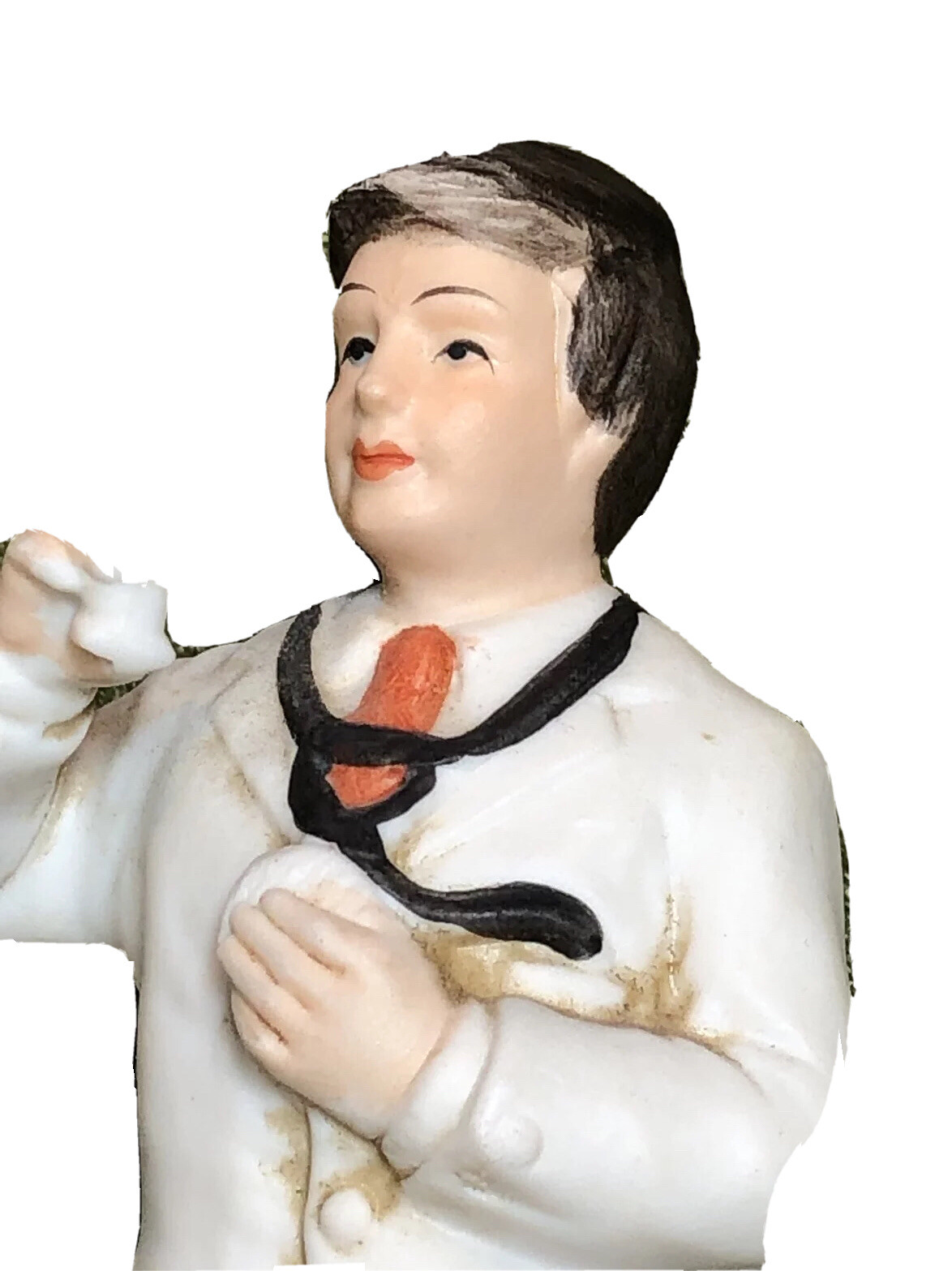 Vtg 1970s Ayerst Bisque Porcelain Doctor 5”T Figurine Pharmaceutical Promotion