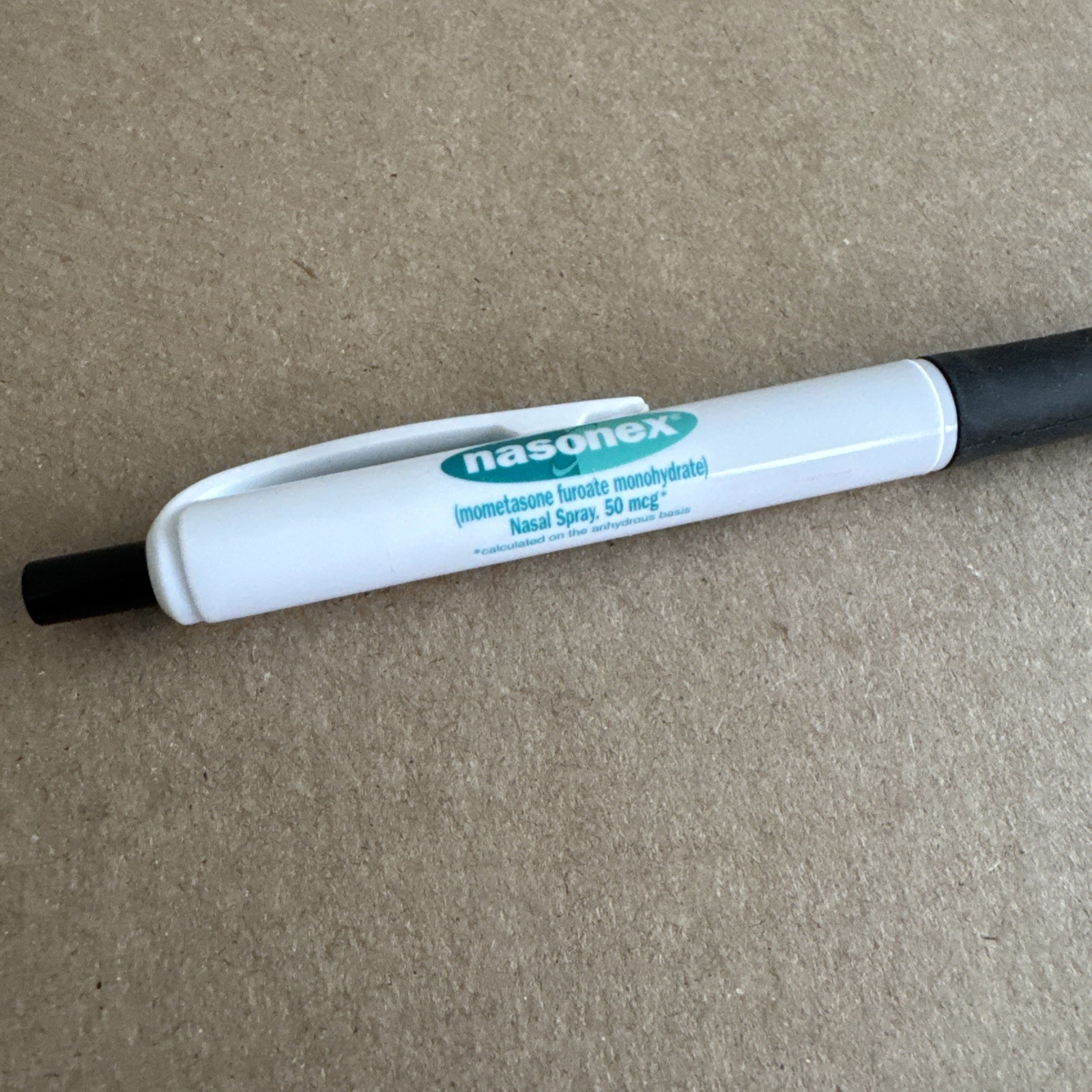 Nasonex Drug Rep Pen Advertising Nasal Spray Collectible Pharmaceutical USA
