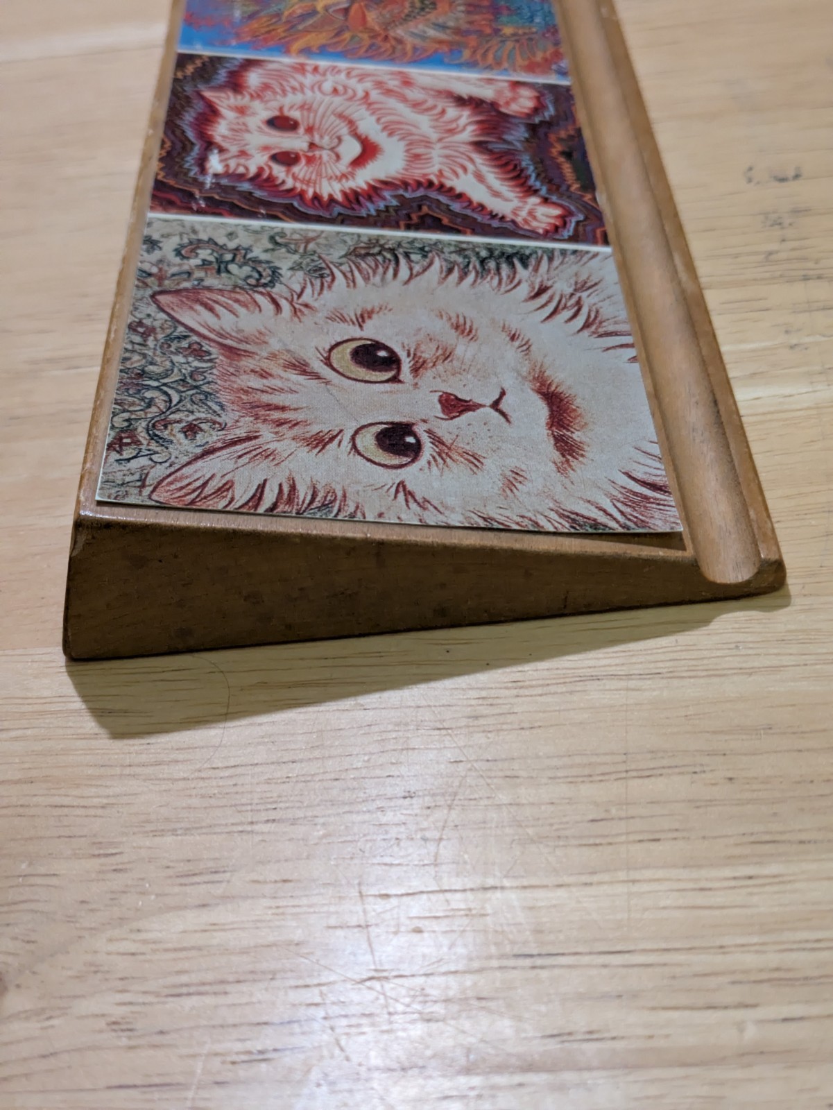Rare Vintage Louis Wain “Kaleidoscope Cats” Thorazine Stelazine Pencil Holder…