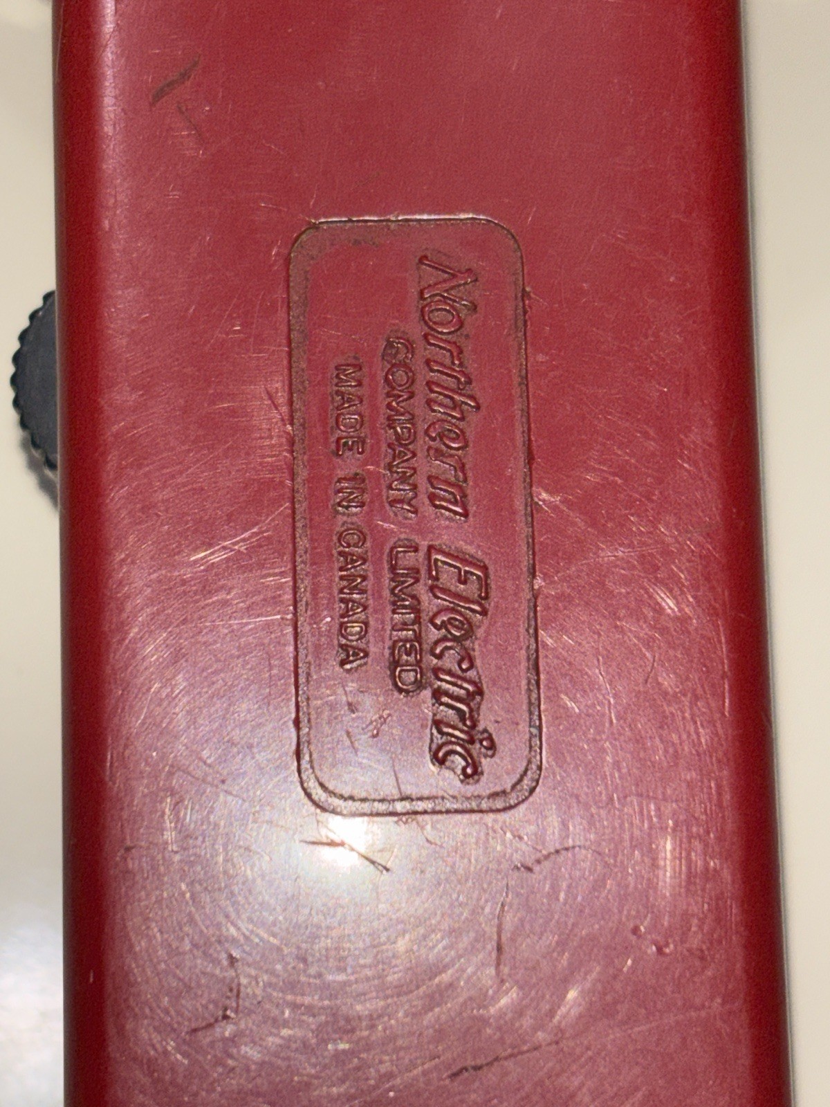 Vintage Northern Electric Red Rotary Dial Telephone Handset – Made in Canada
