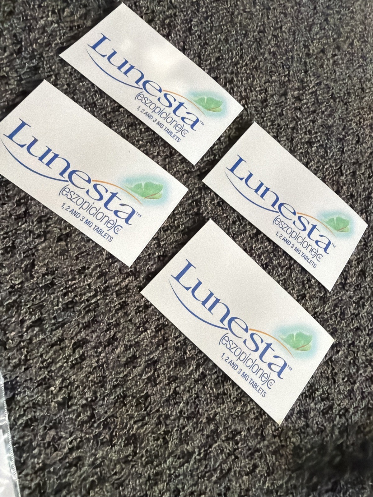 Lunesta Pharmacy Display Large Refrigerator Magnetic Clip Pharmaceutical Promo