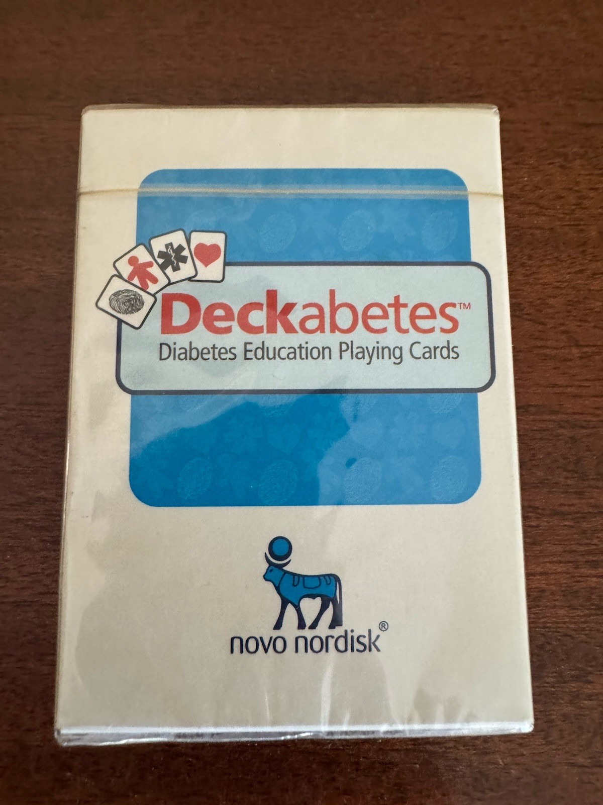 Novo Nordisk Deckabetes Diabetes Education Playing Cards Sealed Promo Deck 2010