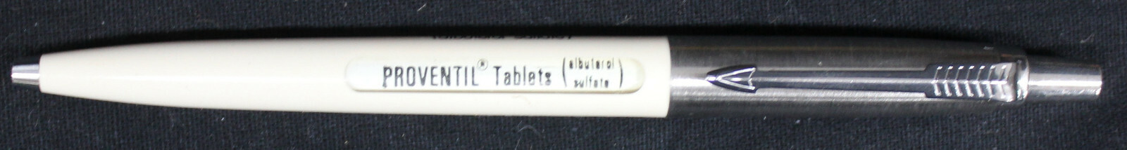 Original Vintage Parker Proventil Tablets Advertising Ballpoint Pen w/Box