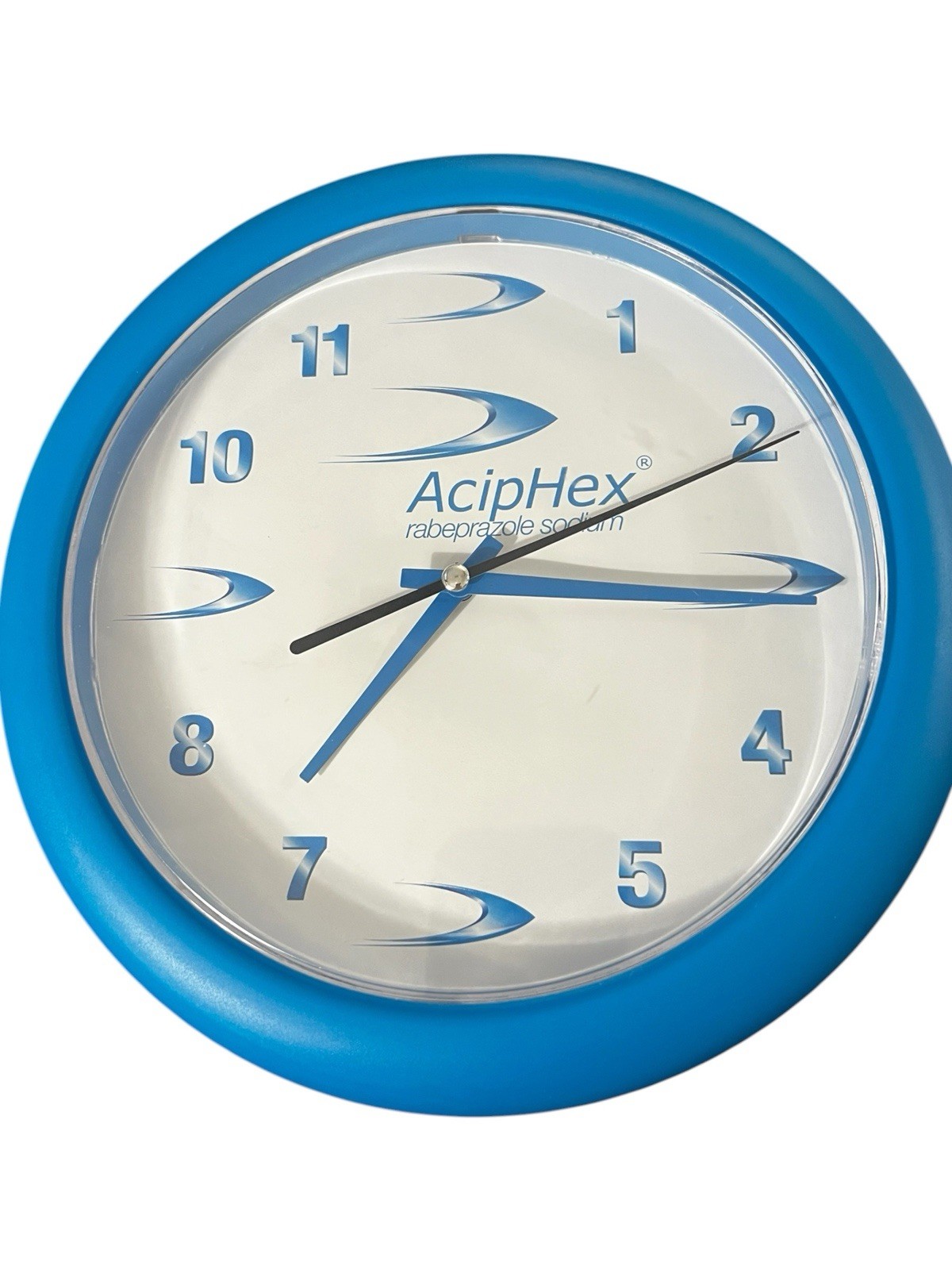 Pharmaceutical Drug Rep AcipHex 10″ Promo Wall Clock Doctors Office Working!