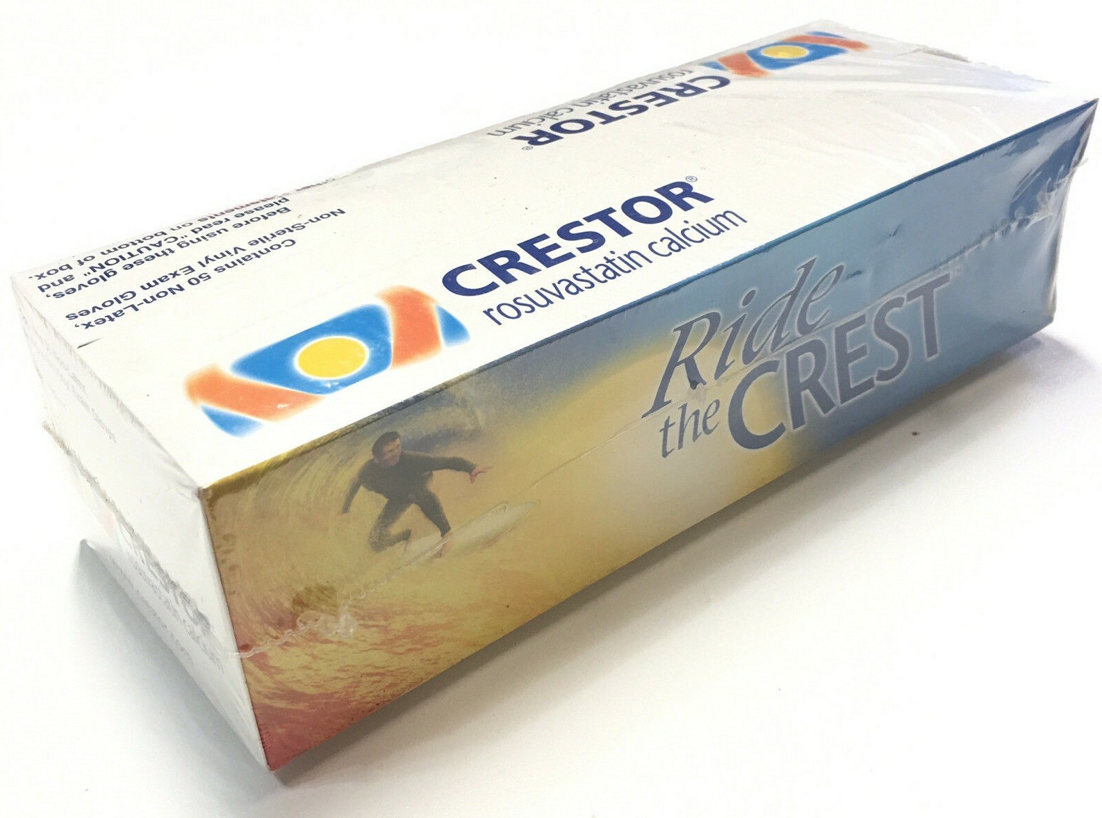 Crestor Astra Zeneca Drug Rep Pharmaceutical Promo Box 50 Non-Latex Exam Gloves