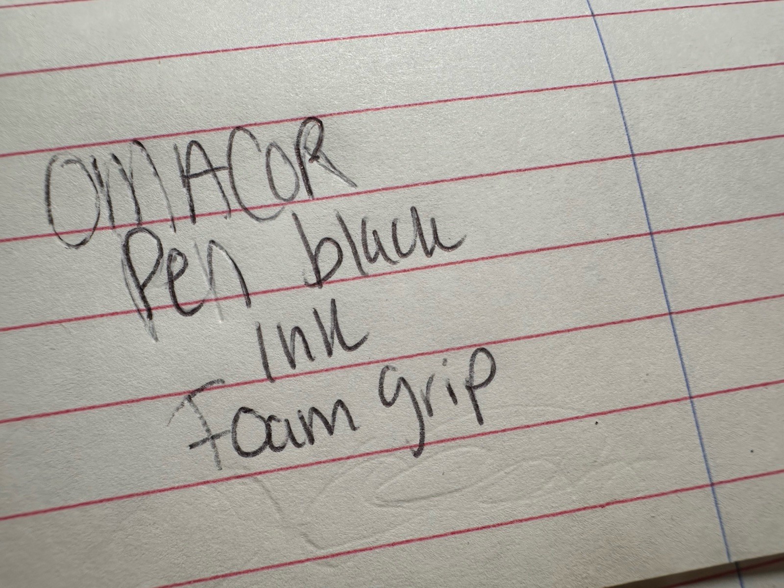 OMACOR drug Rep Pen Collectors Black Ink Click • Triglyceride Lowering Med