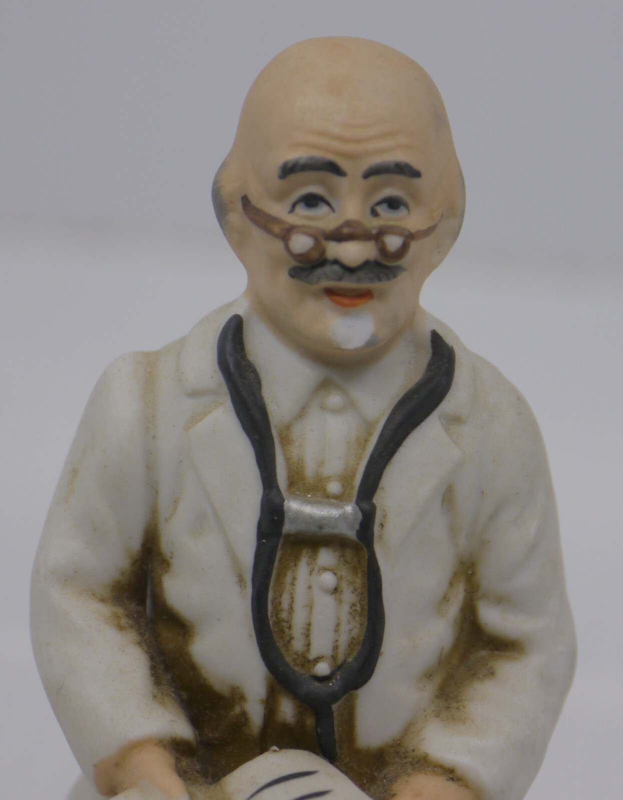 VINTAGE AYERST PHARMACEUTICAL ADVERTISING, PROMOTIONAL PORCELAIN DOCTOR FIGURINE