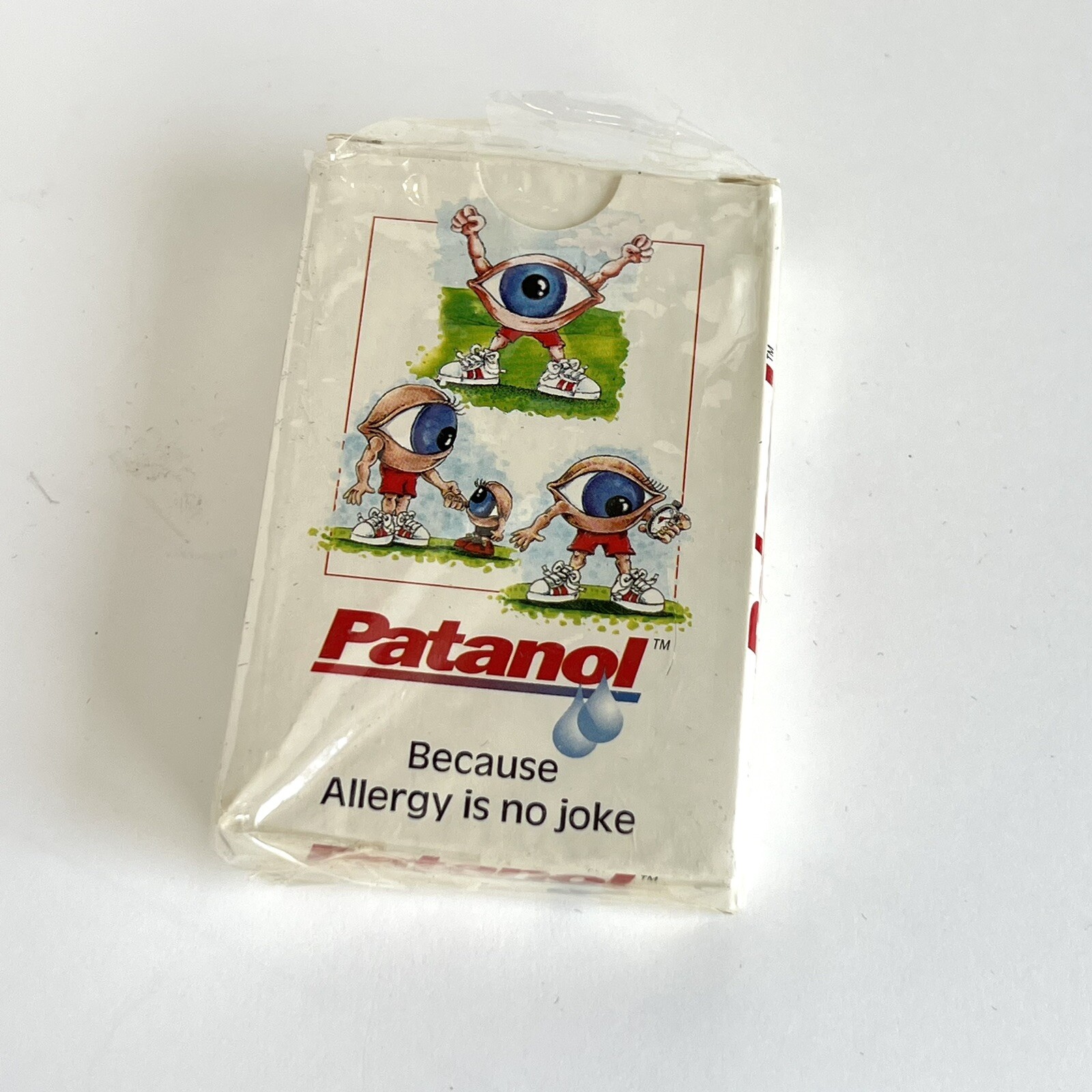 Eyeball Man Patanol Pharmaceutical Playing Cards Deck New Old Stock