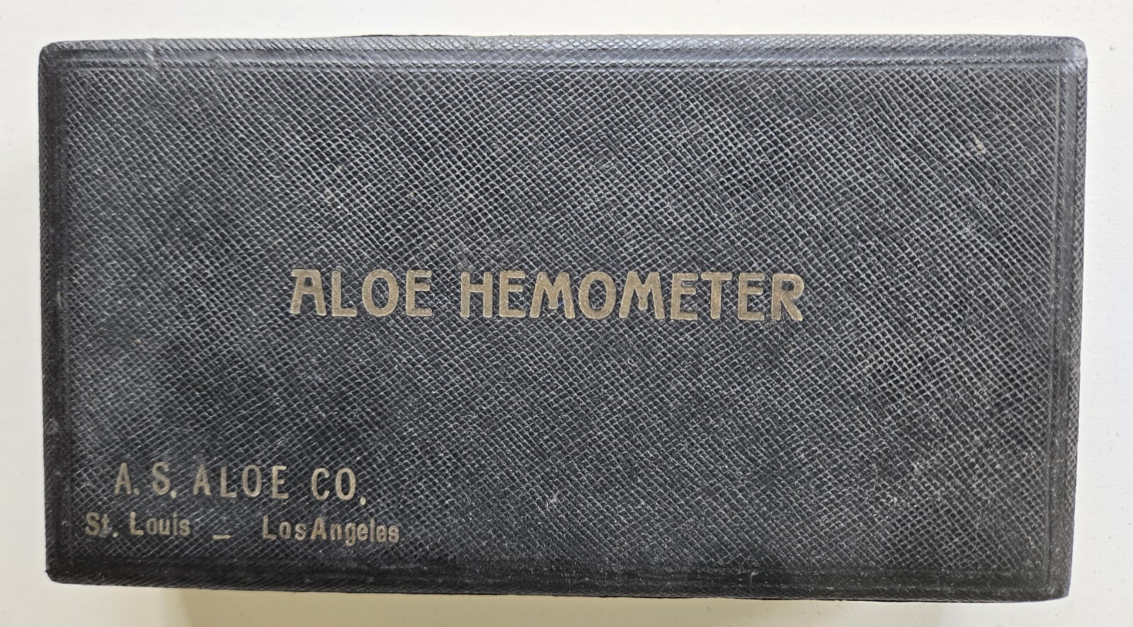 Vintage Aloe Hemometer (Blood Hemoglobin Level Tester – early to mid 1900s)