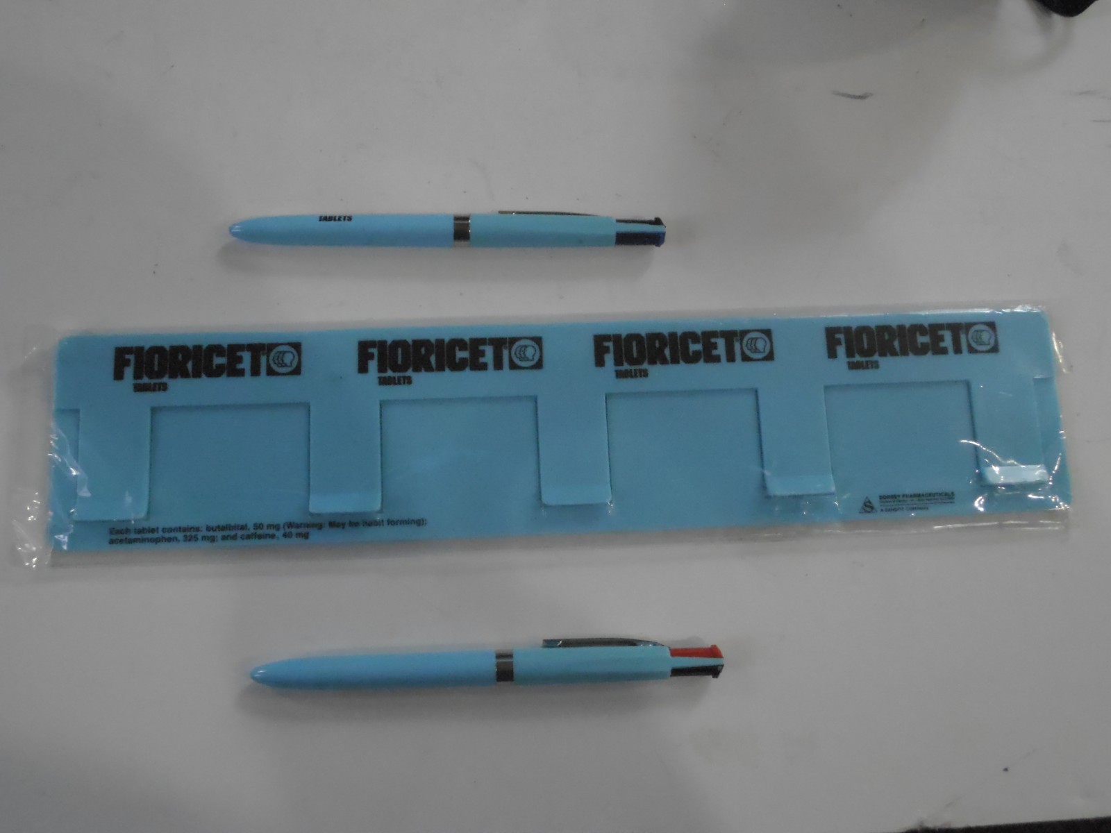FIORICET MANUFACTURERS REP. HAND OUTS