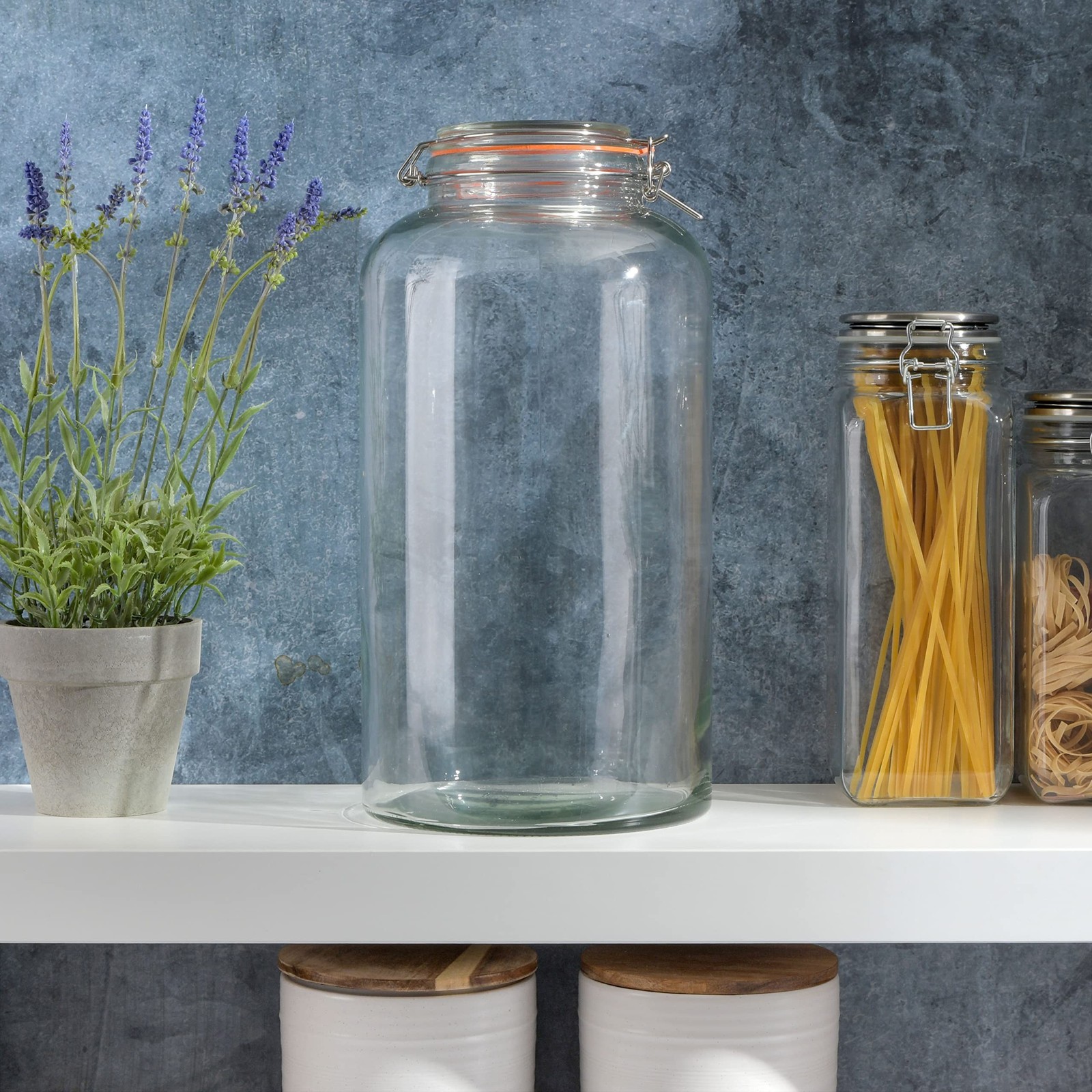 Gibson Home Alpha 2.4 Gallon Glass Canister 307.2 Ounces
