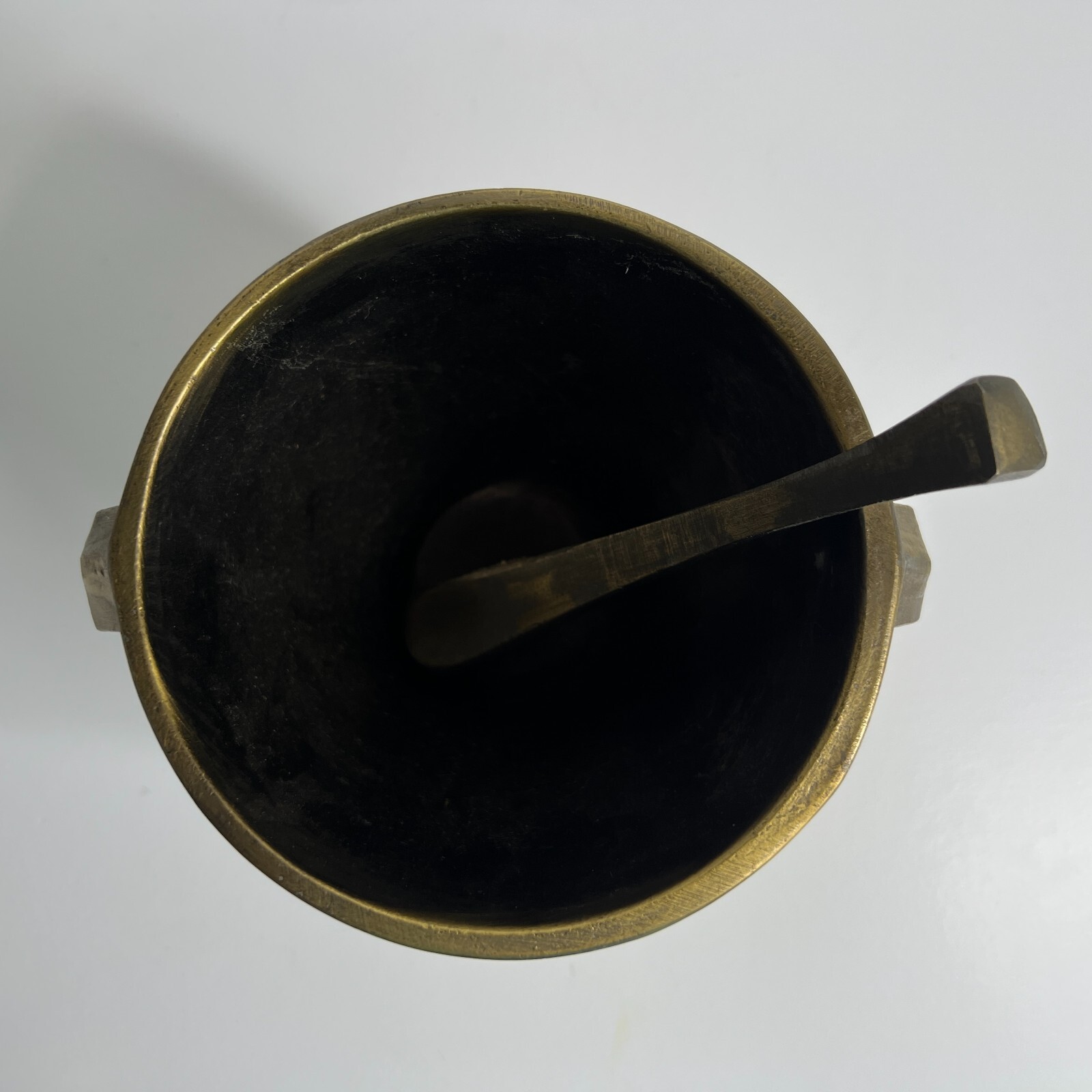 Rx Pharmacy Class 1972 Secundum Artem Brass Mortar and Pestle Schering HEAVY