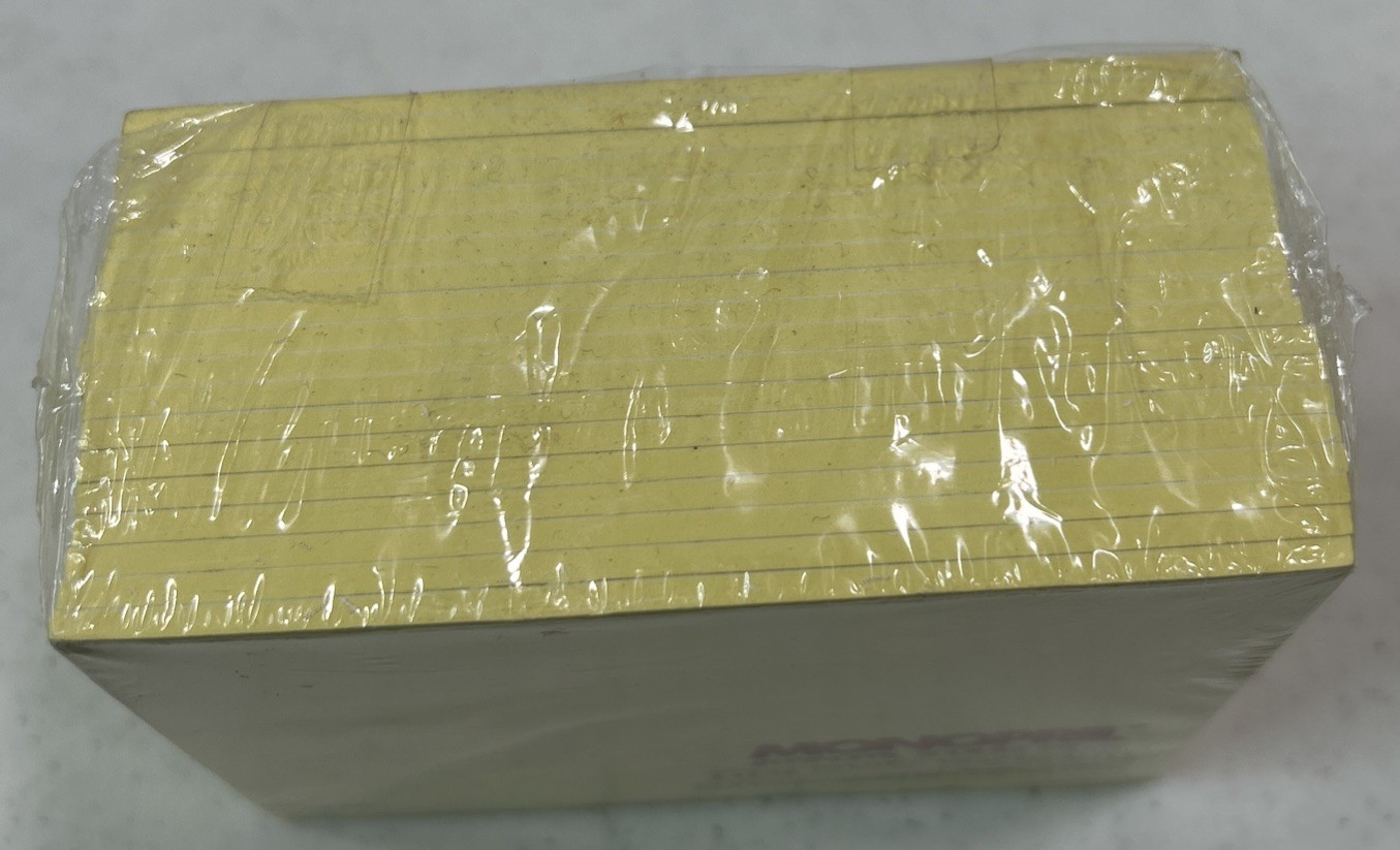 3M Post-It Bristol-Meyers Pharmaceutical Drug Rep MONOPRIL 20 Pads New & Sealed!