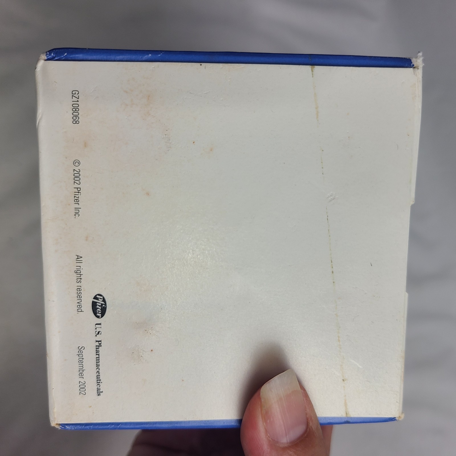 Vintage Pfizer 2002 Geodon Pharmaceutical Drug Rep Note Pad Holder Cube Paper