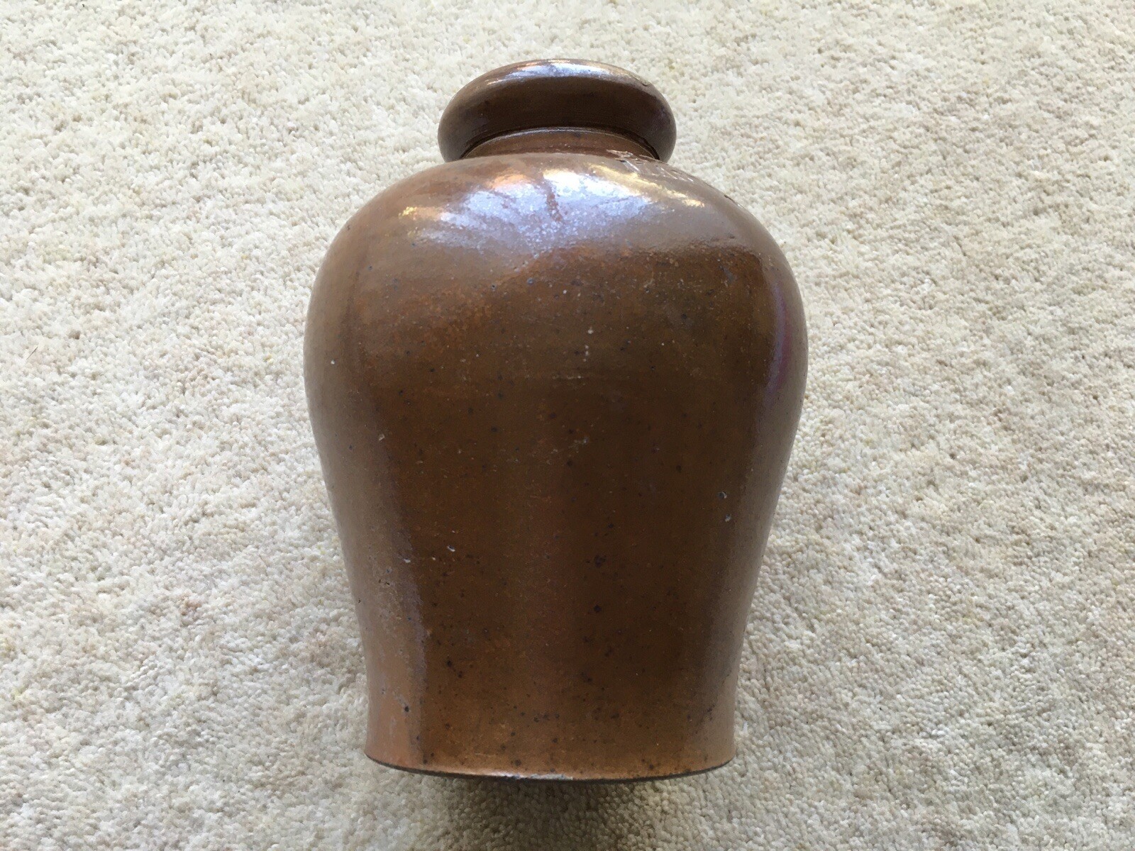 SCARCE C1860s VINTAGE H.BRAY MASBRO(SCOTLAND)SALTGLAZE TOBACCO JAR