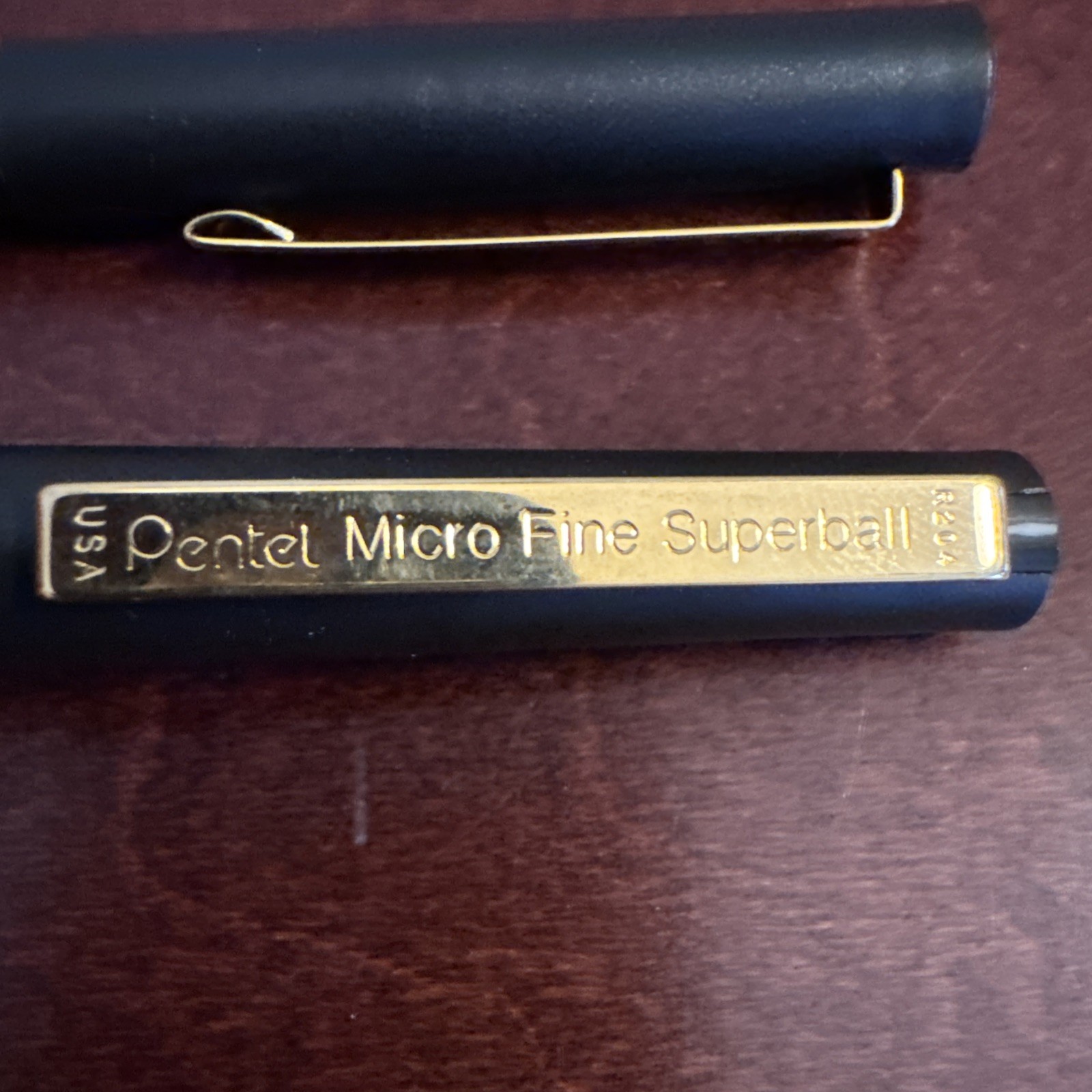 Black Zoloft Drug Rep Pharmaceutical Advertising Pen Pentel Micro Fine Superball
