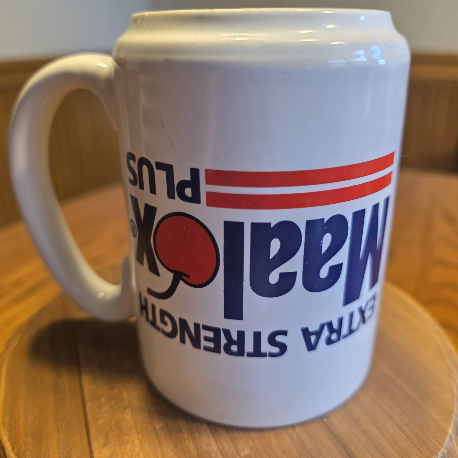 VTG Maalox Plus Ceramic Mug Cup Pharmacy Medical Advertising Made In England