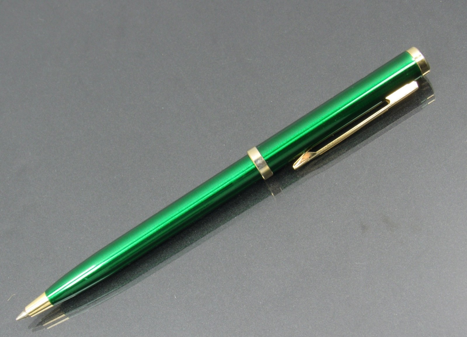 Metallic Green Norvasc PEN Pfizer Clip Drug Rep Pharmaceutical Promo Advertising
