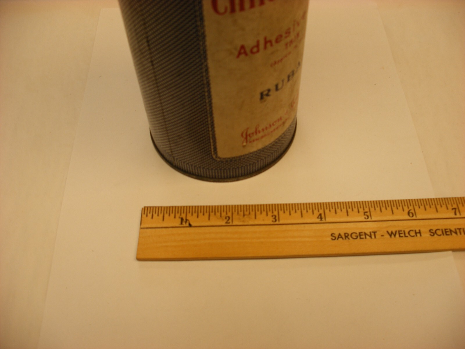 Antique Vtg Medical Dental Pharmacy – Johnson & Johnson Chiropodists Rubad Tin