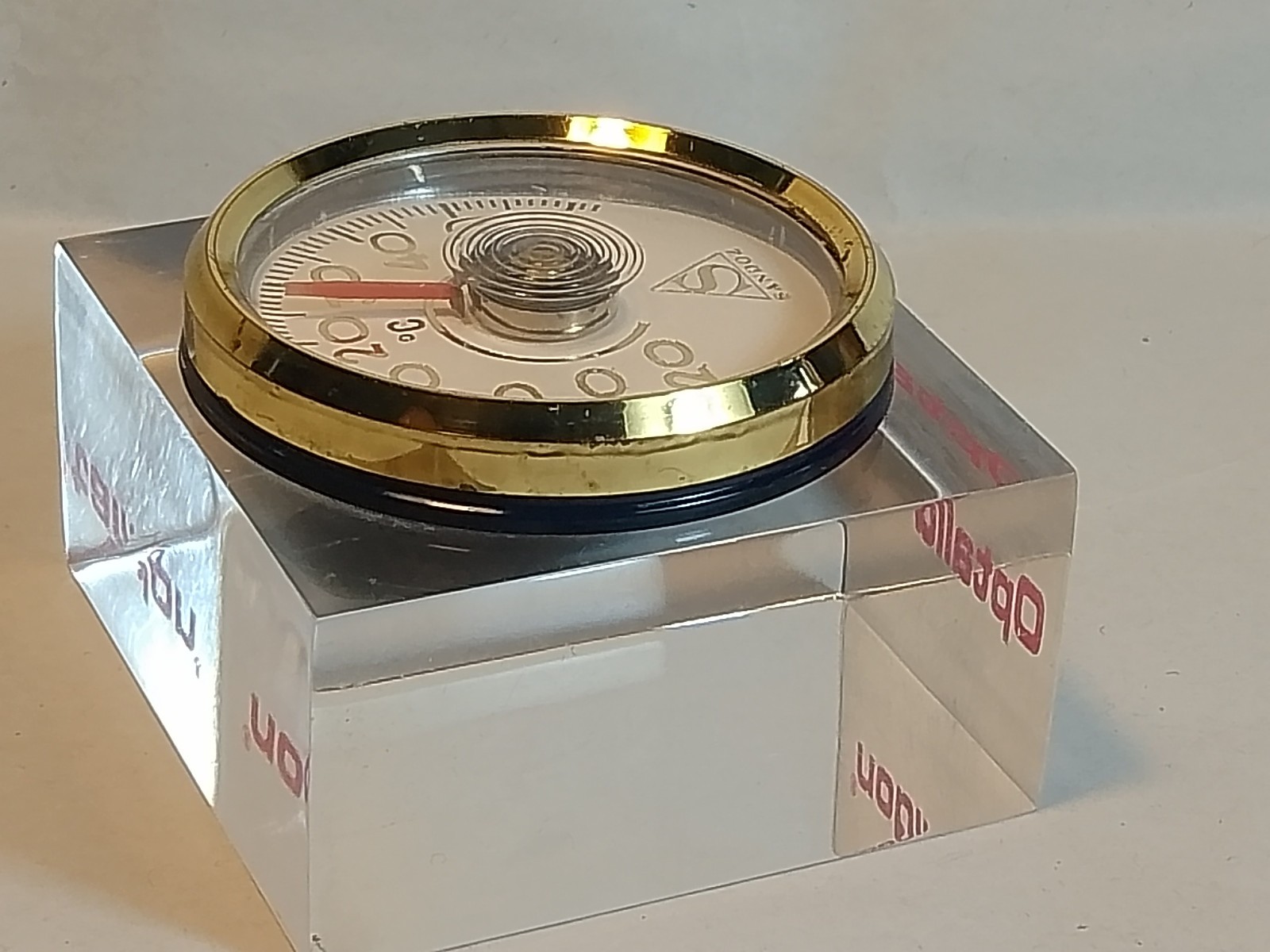 Vintage Optalidon SANDOZ Thermometer LSD pharmacy Switzerland