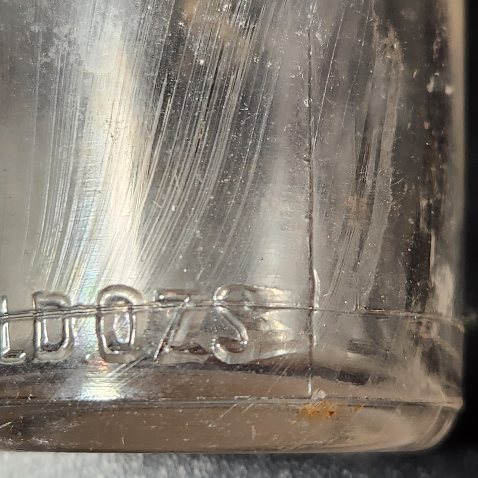 VTG Clear Glass Pharmaceutical Medicine Bottle Pharmacy “CONTENTS 3 FLD OZS”