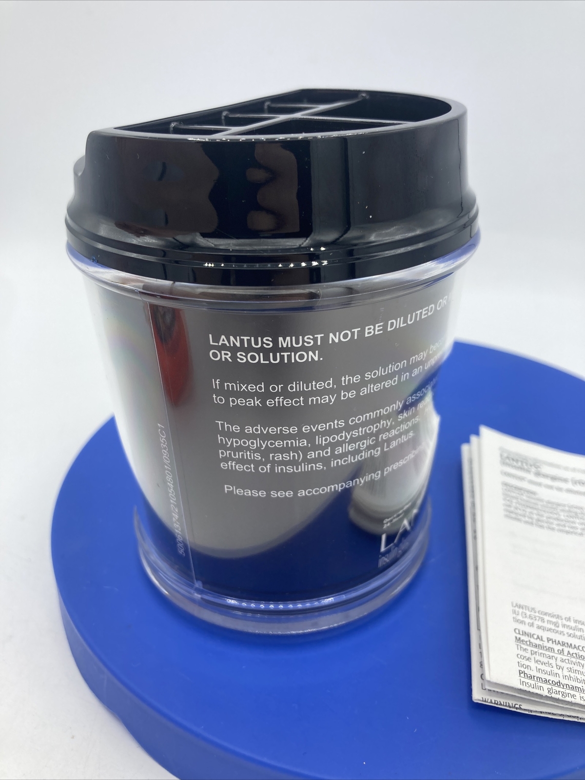 Lantus Pharmaceutical Rep Pencil Pen Holder Office Supply RDNA Open 24 Hours