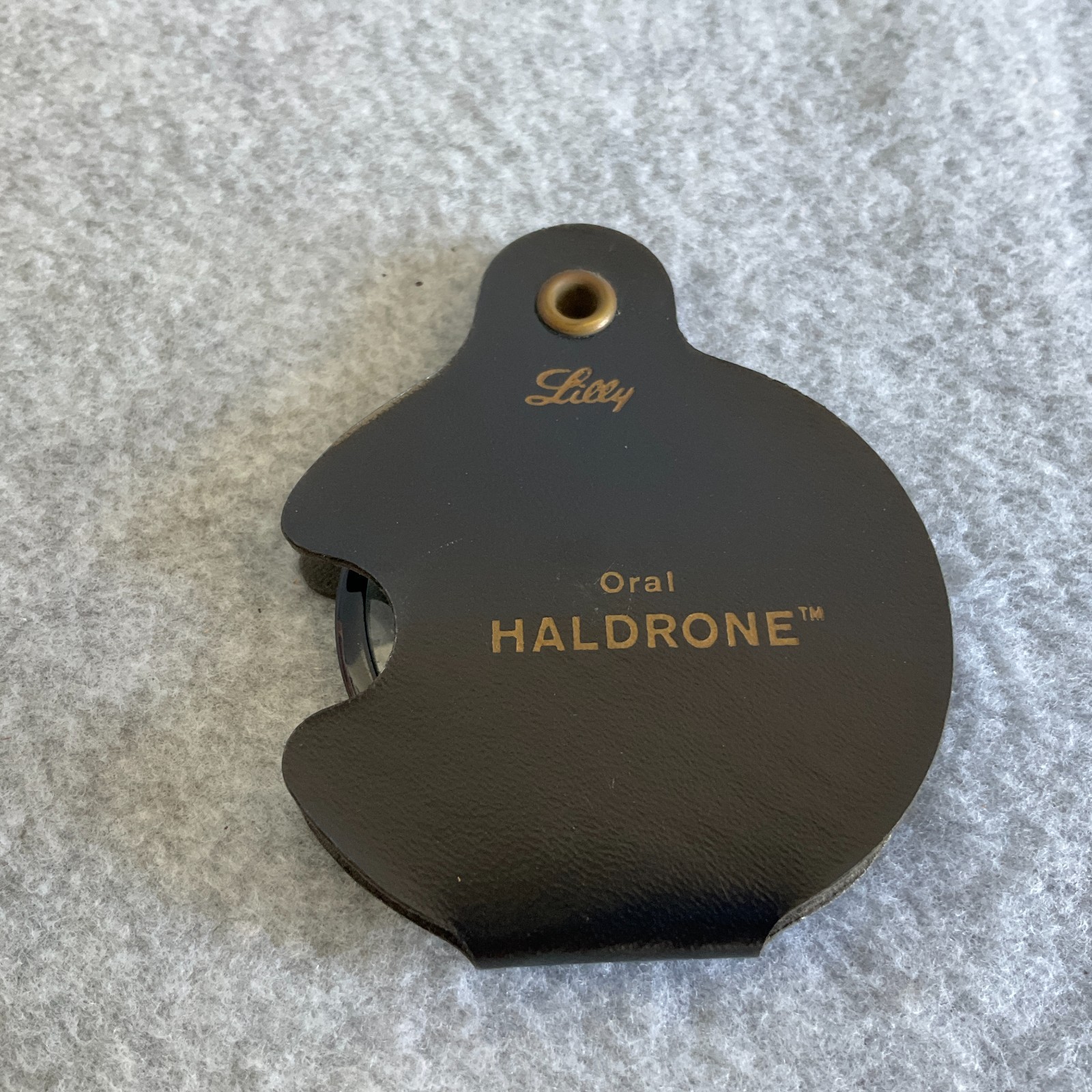 LILLY Cordran Haldrone Vintage Magnifying Glass Promotional Pharmacy