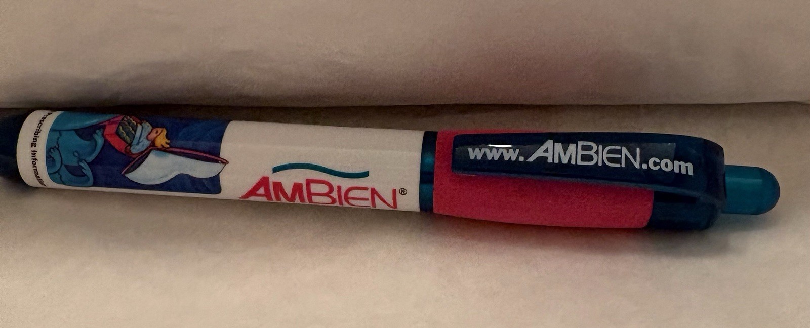 VTG AMBIEN PENLIGHT PHARMA ADVERTISING DRUG REP LOGO NEW RARE Tested-Works