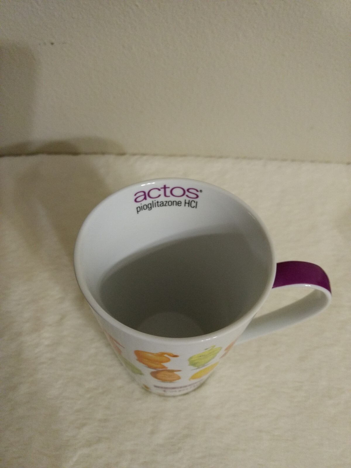 Actos Pioglitazone HCI Coffee Cup Mug 16oz Multicolored
