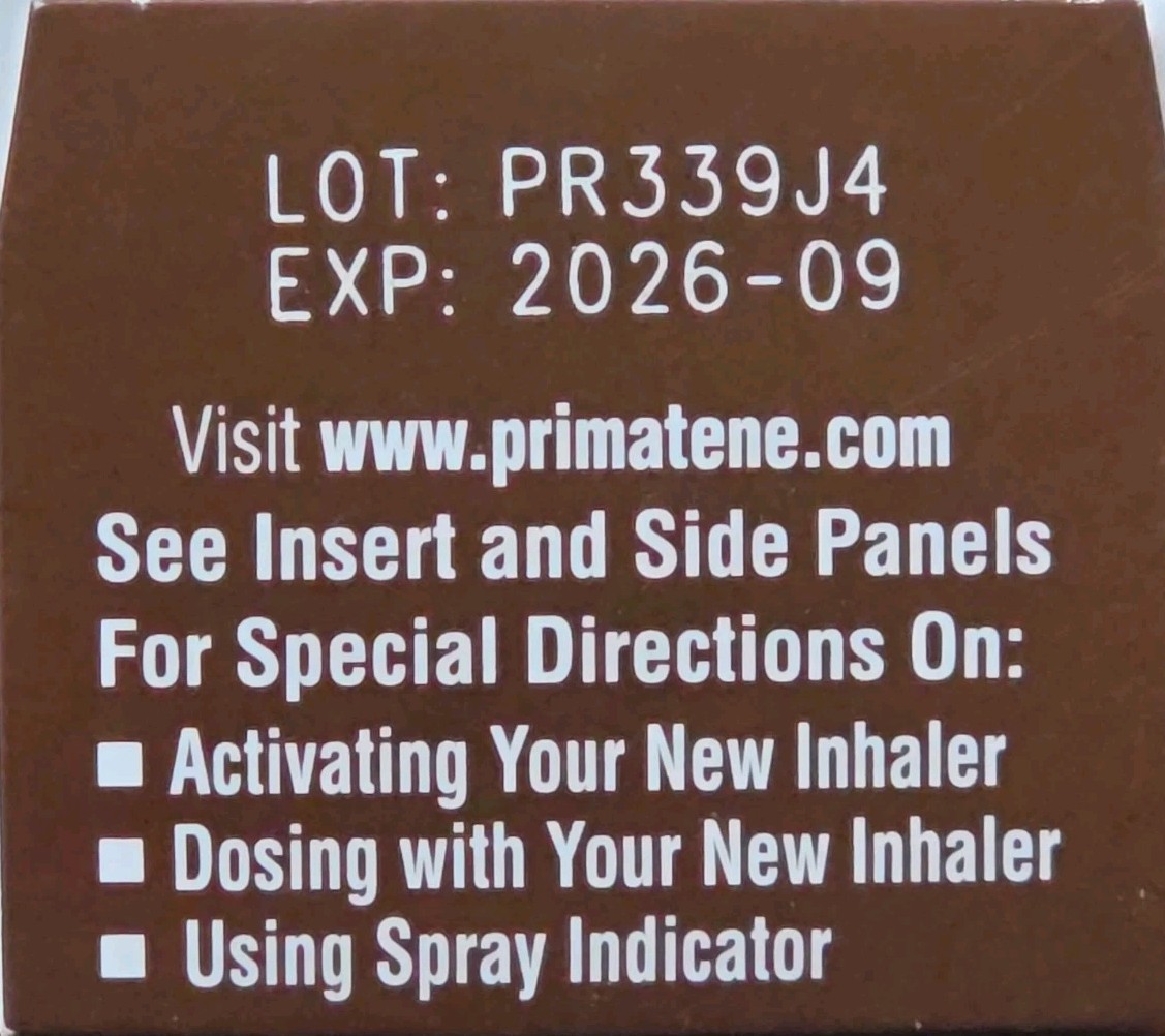 Primatene Mist Epinephrine Inhalation Aerosol 160 Sprays