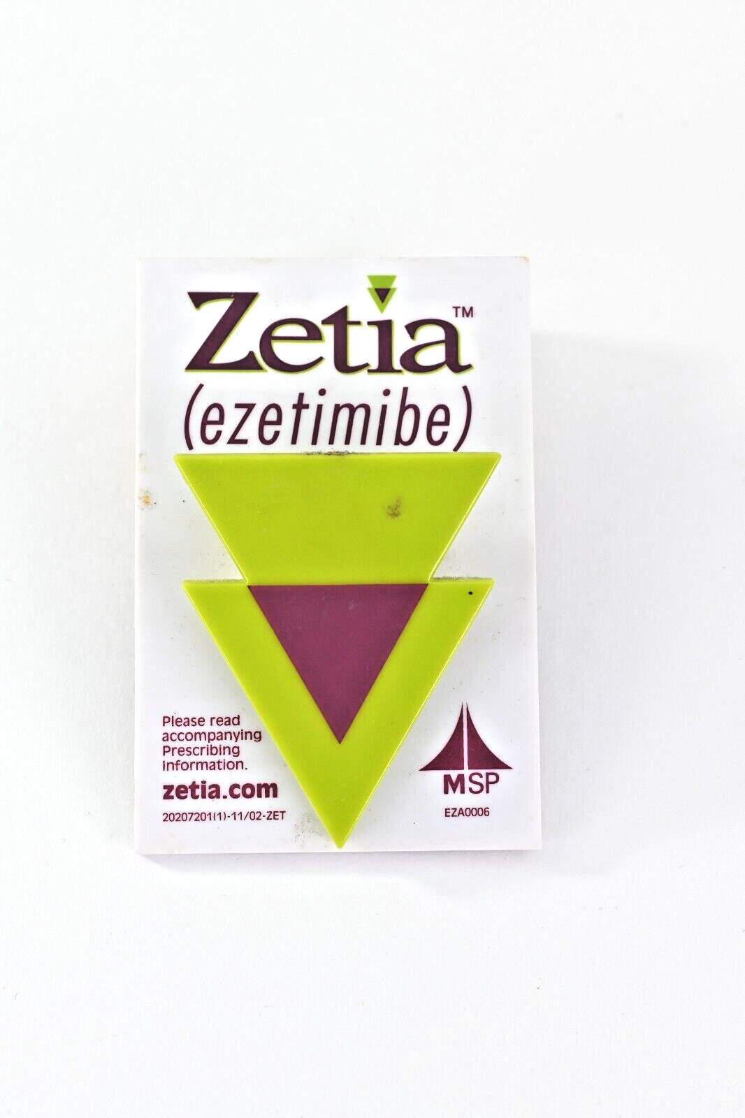 Zetia Pharmaceutical Drug Rep Refrigerator holder Magnet Advertising