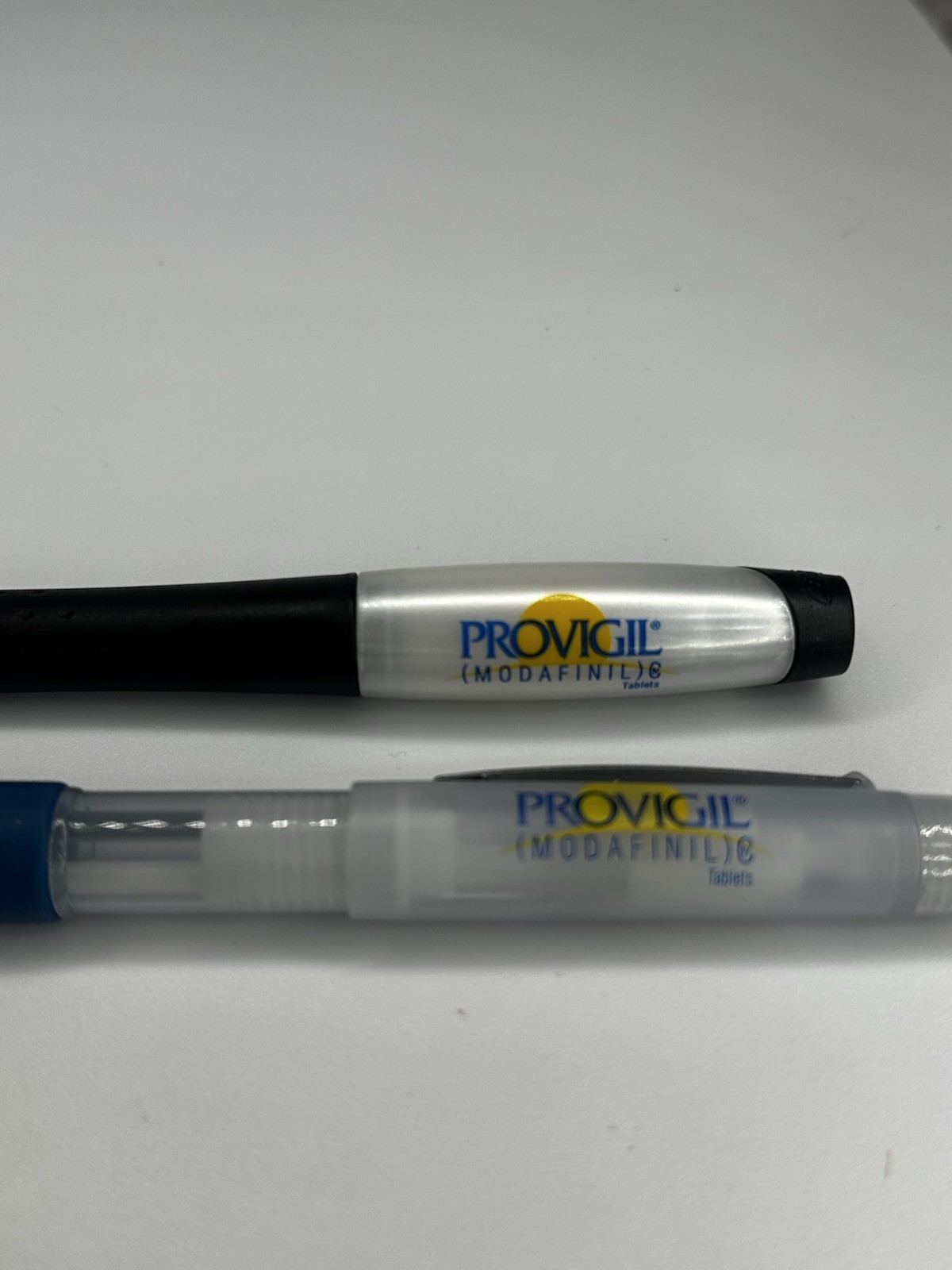 Drug Rep Provigil Retractable Pencil/Pens Duo Pharmaceutical Bic